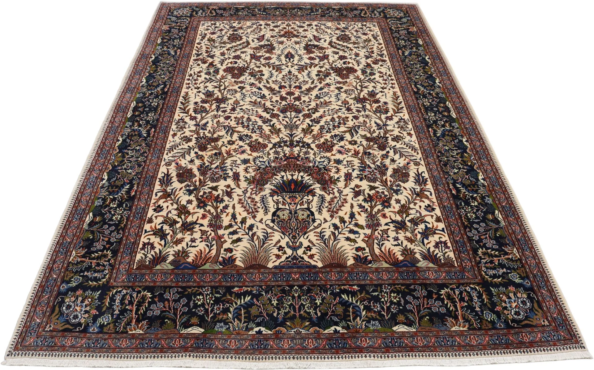 Moud Perserteppich aus Iran, 205 × 300 cm