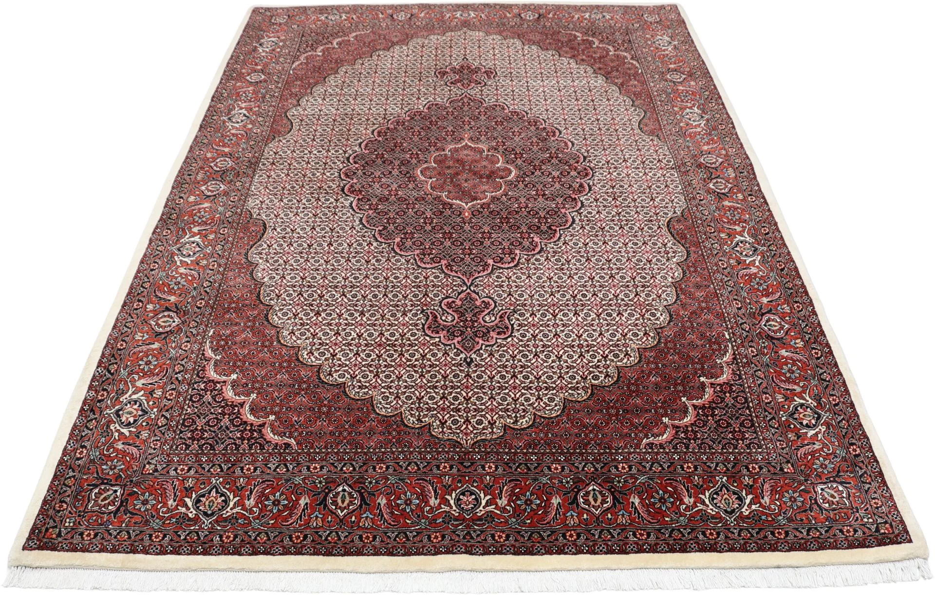 Handgeknüpfter Bijar Perserteppich, 180 × 255 cm, Wolle & Seide