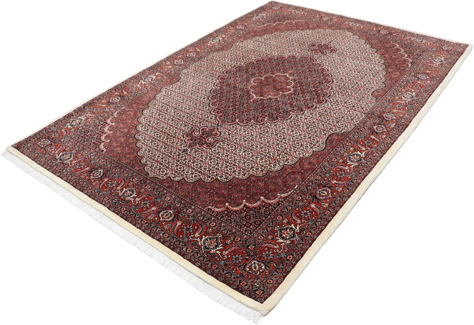 Handgeknüpfter Bijar Perserteppich, 180 × 255 cm, Wolle & Seide