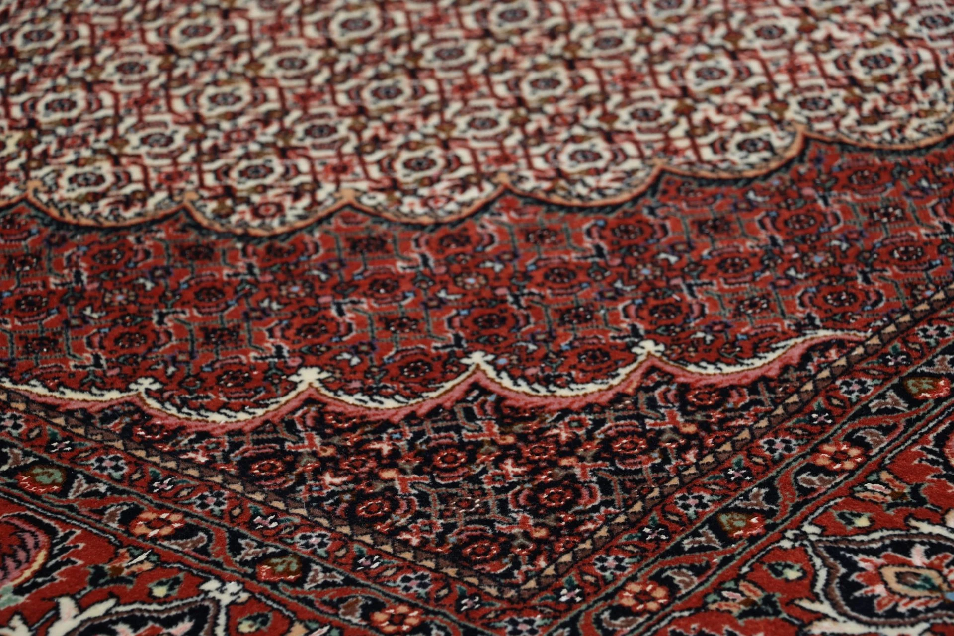 Handgeknüpfter Bijar Perserteppich, 180 × 255 cm, Wolle & Seide