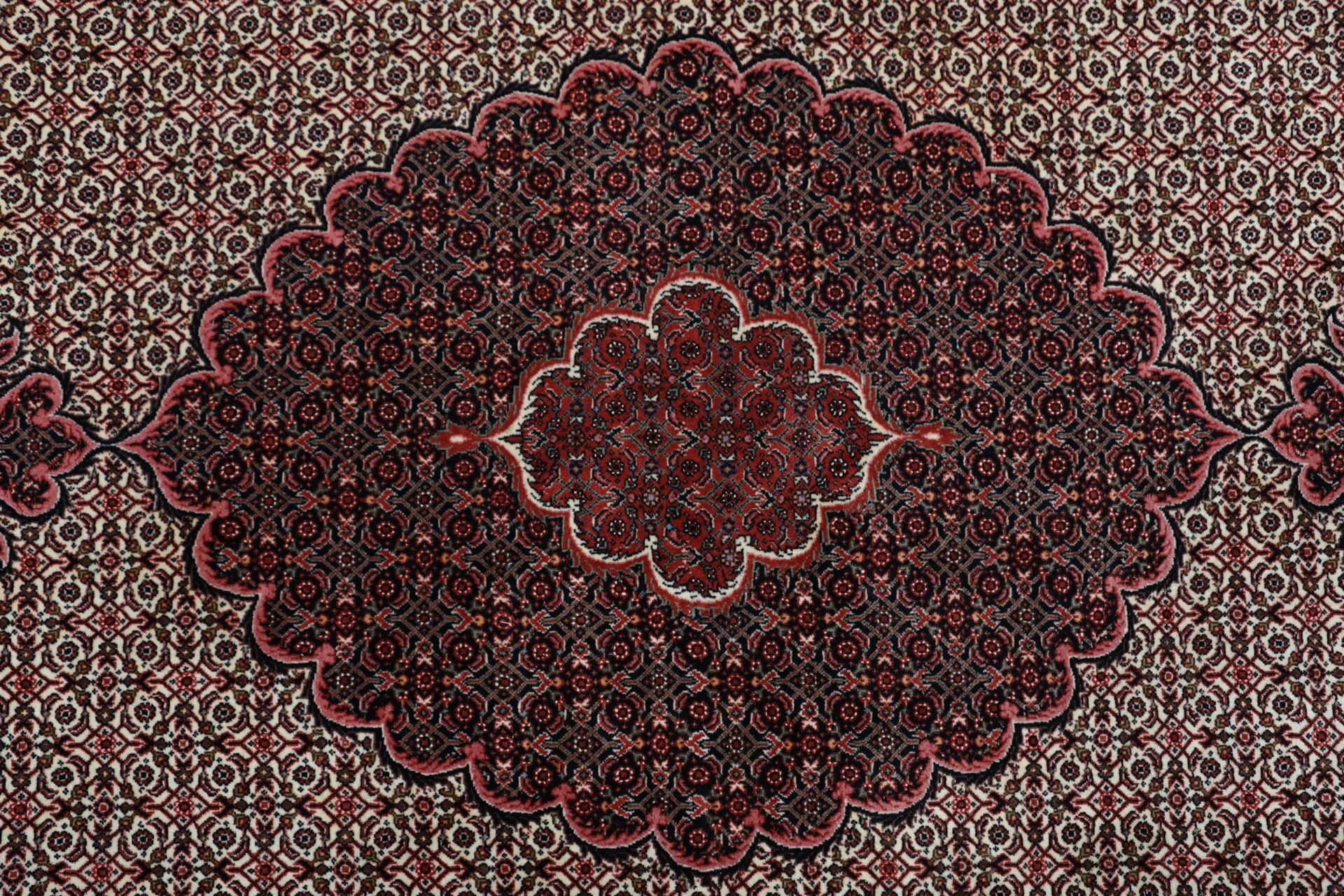 Handgeknüpfter Bijar Perserteppich, 180 × 255 cm, Wolle & Seide