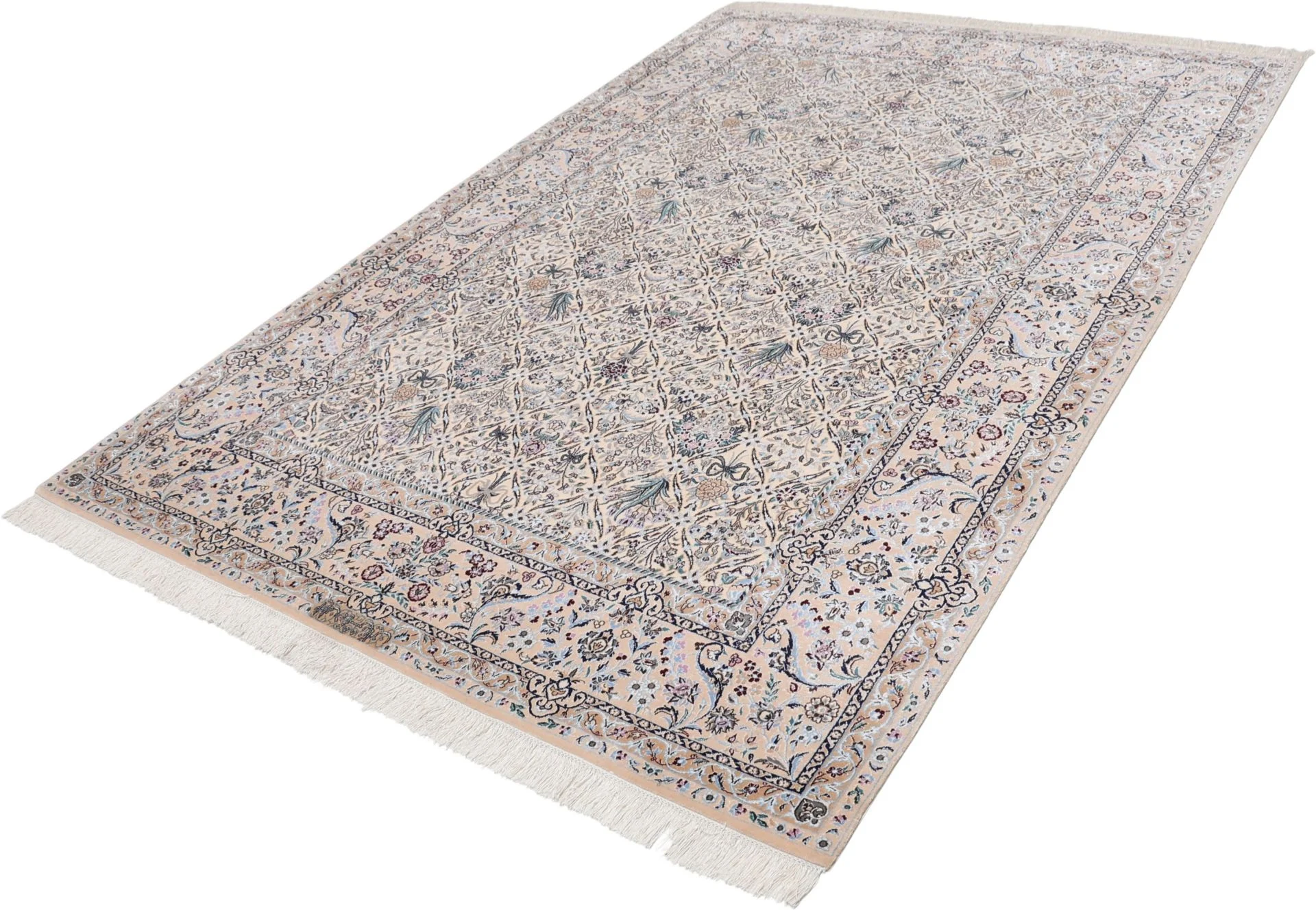 Handgeknüpfter Nain Perserteppich 160 × 235 cm