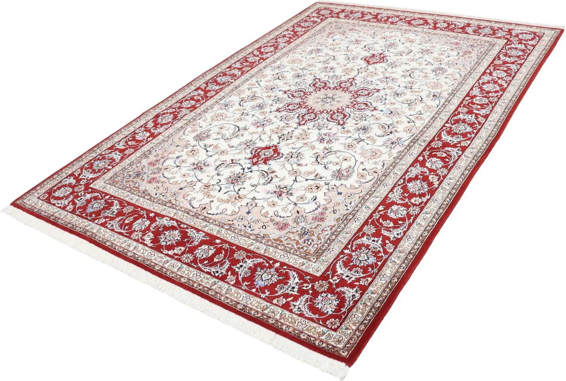Handgeknüpfter Isfahan Perserteppich 157 × 230 cm