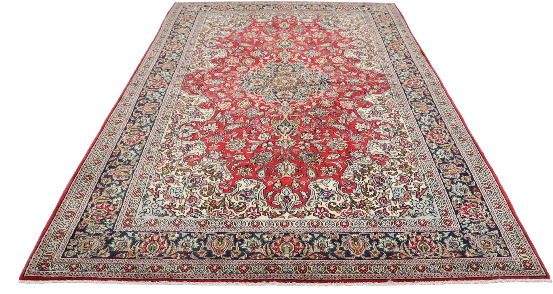 Ghom Perserteppich aus Iran, 160 × 255 cm