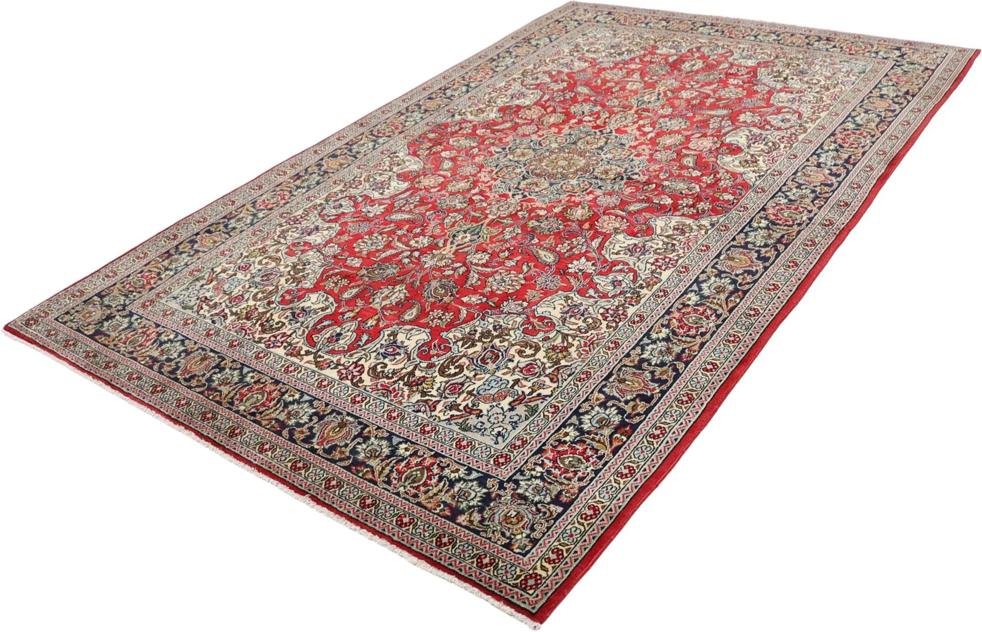 Ghom Perserteppich aus Iran, 160 × 255 cm