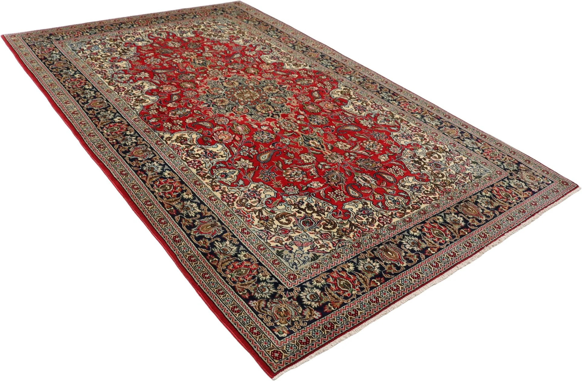 Ghom Perserteppich aus Iran, 160 × 255 cm