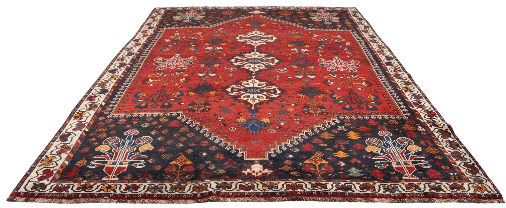 Handgeknüpfter Shiraz Perserteppich 210 × 290 cm