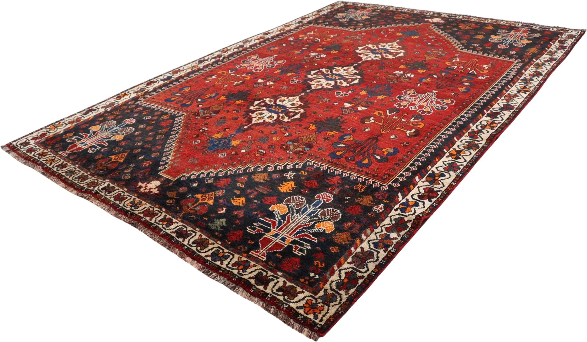 Handgeknüpfter Shiraz Perserteppich 210 × 290 cm