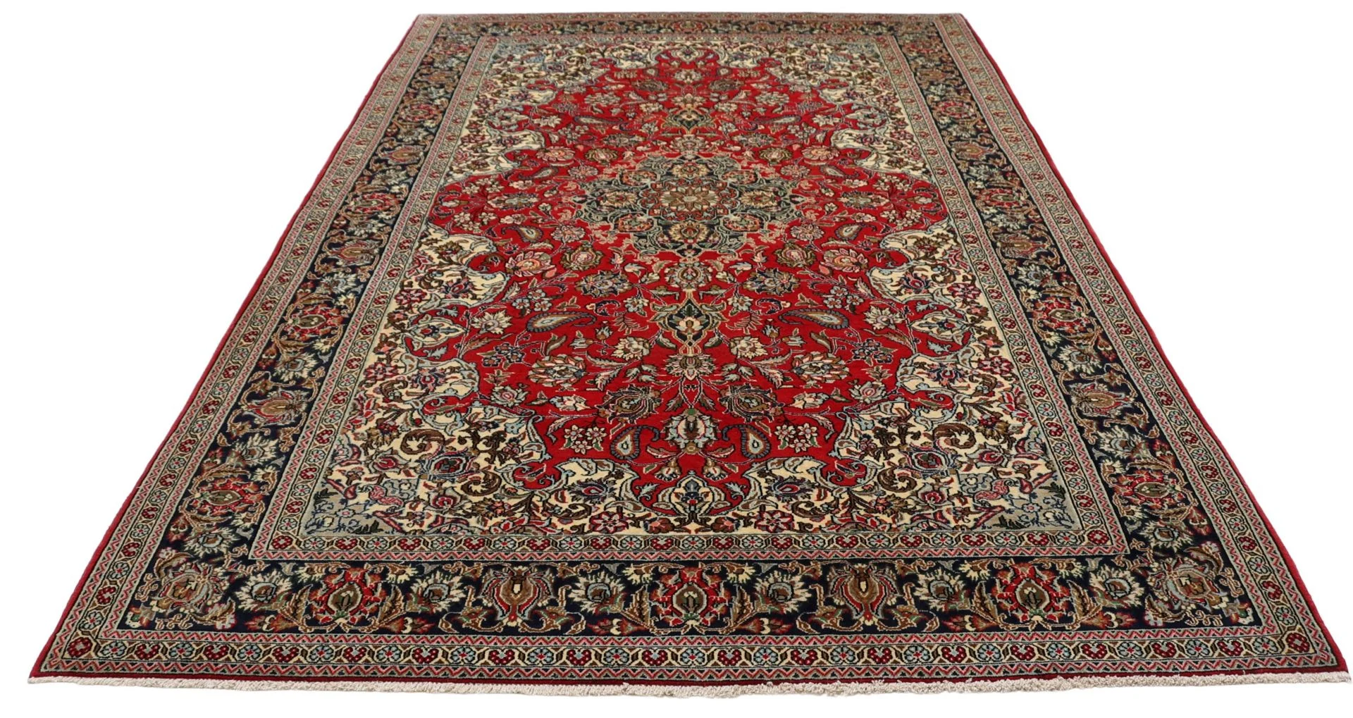 Ghom Perserteppich aus Iran, 160 × 255 cm