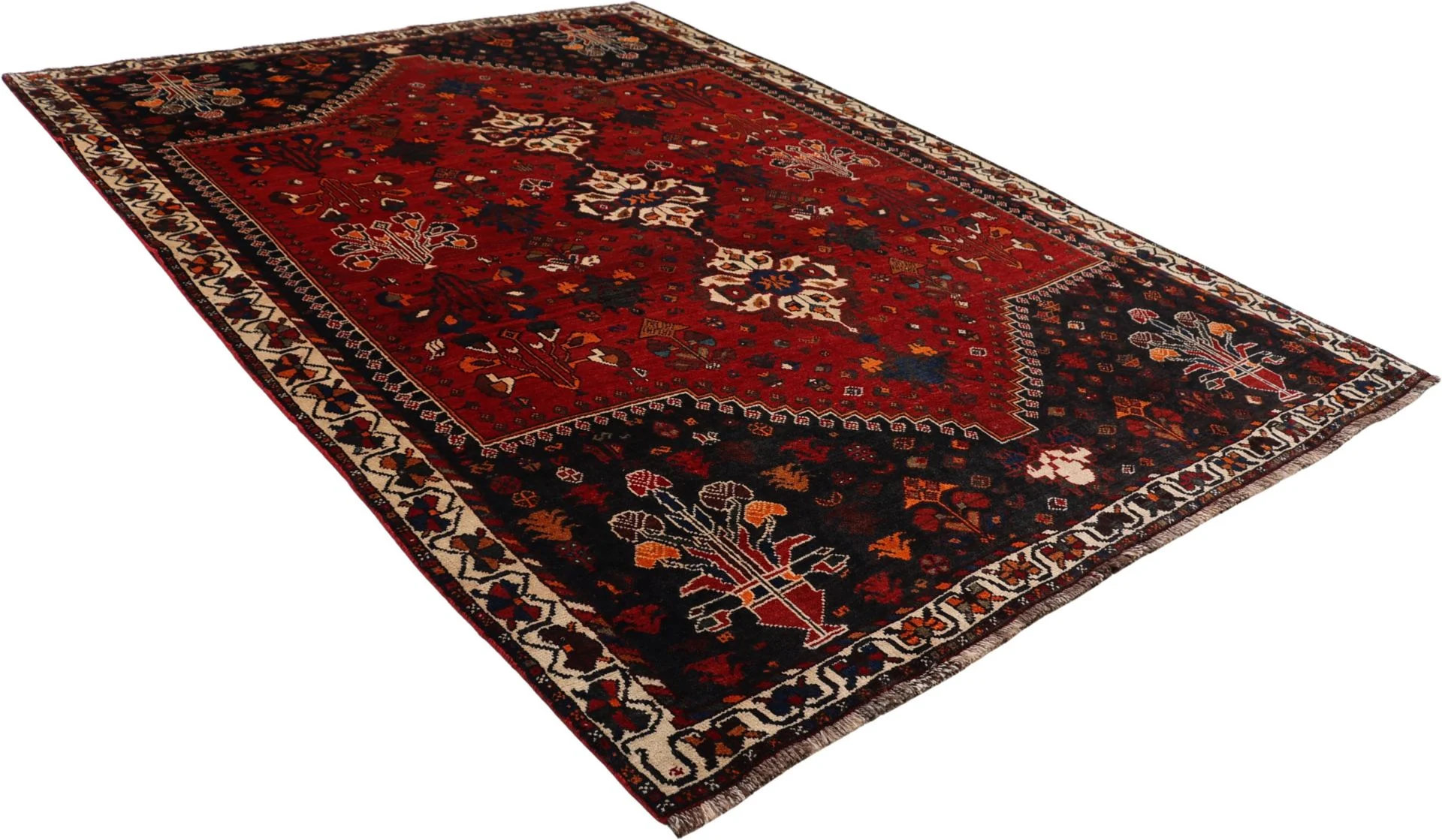 Handgeknüpfter Shiraz Perserteppich 210 × 290 cm