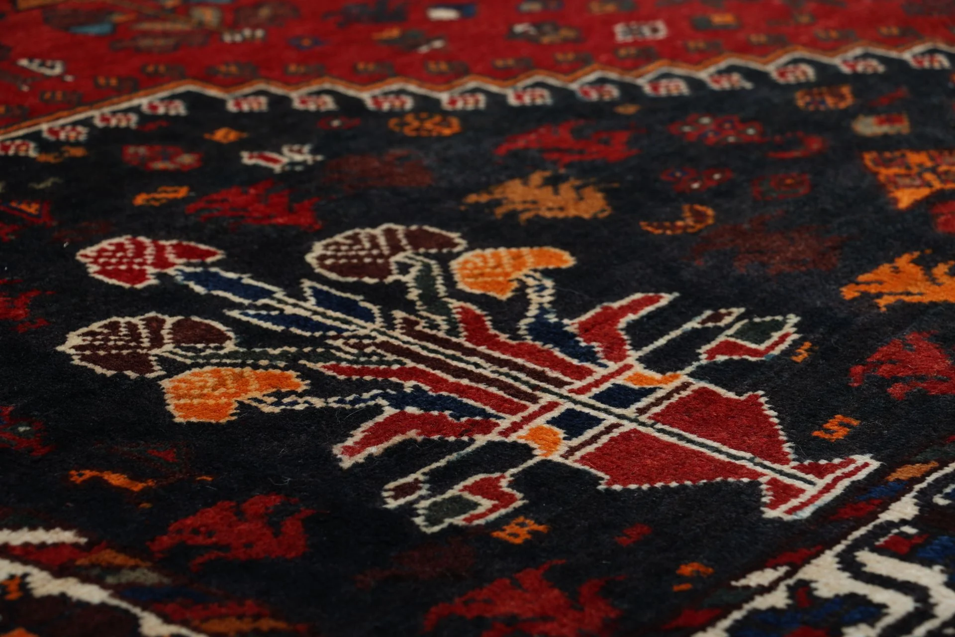 Handgeknüpfter Shiraz Perserteppich 210 × 290 cm