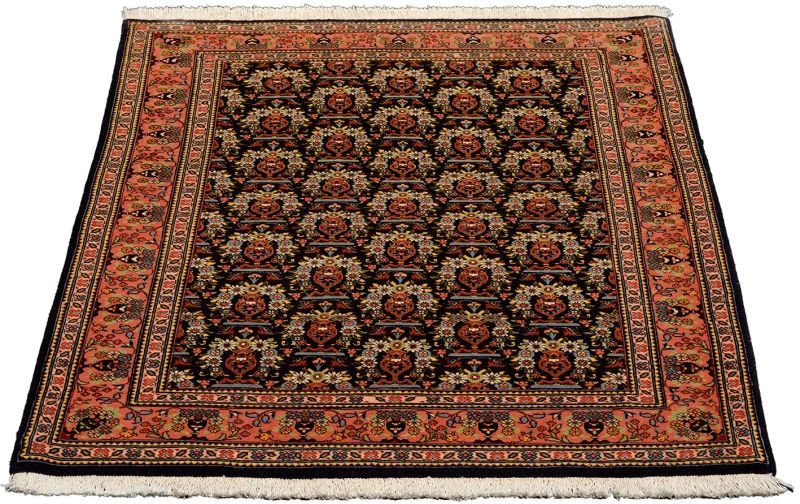 Täbriz Perserteppich 103 × 147 cm aus Wolle, handgeknüpft