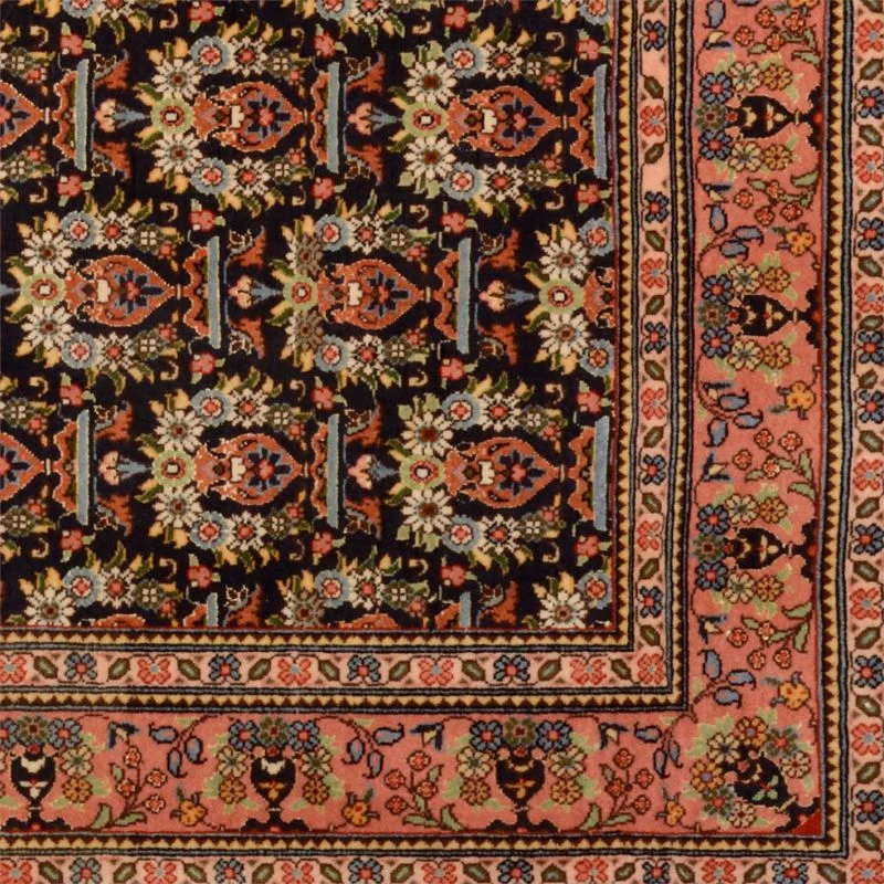 Täbriz Perserteppich 103 × 147 cm aus Wolle, handgeknüpft