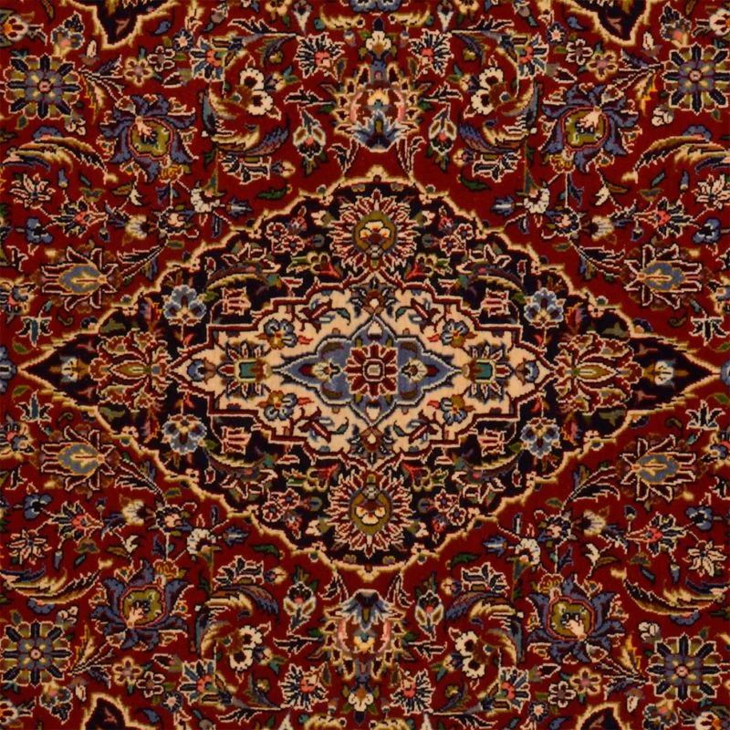 Kashan Perserteppich aus Iran, 137 × 230 cm