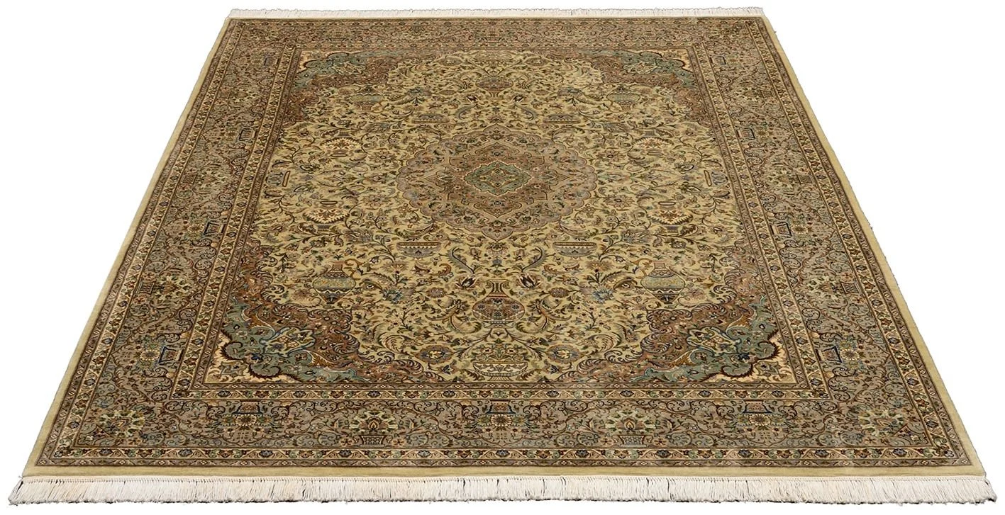 Handgeknüpfter Kashan Orientteppich, 186 × 284 cm, Wolle