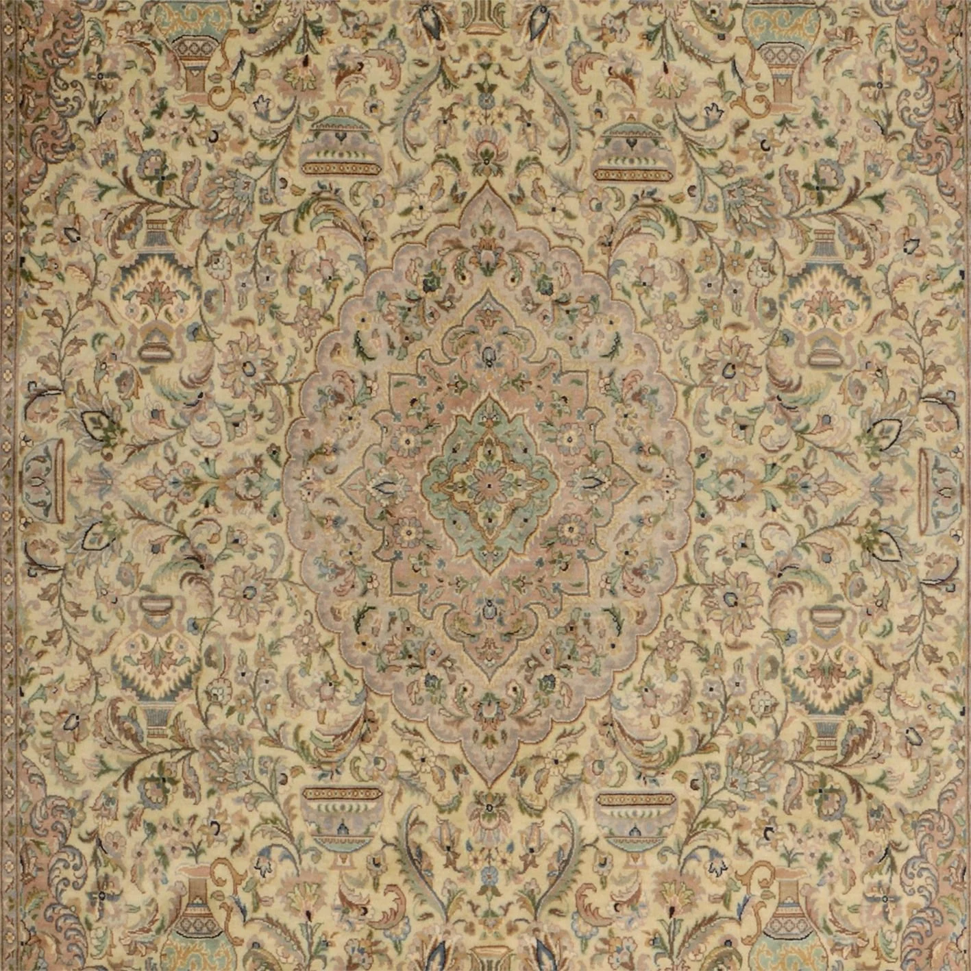Handgeknüpfter Kashan Orientteppich, 186 × 284 cm, Wolle
