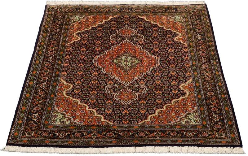 Handgeknüpfter Täbriz Perserteppich 104 × 144 cm