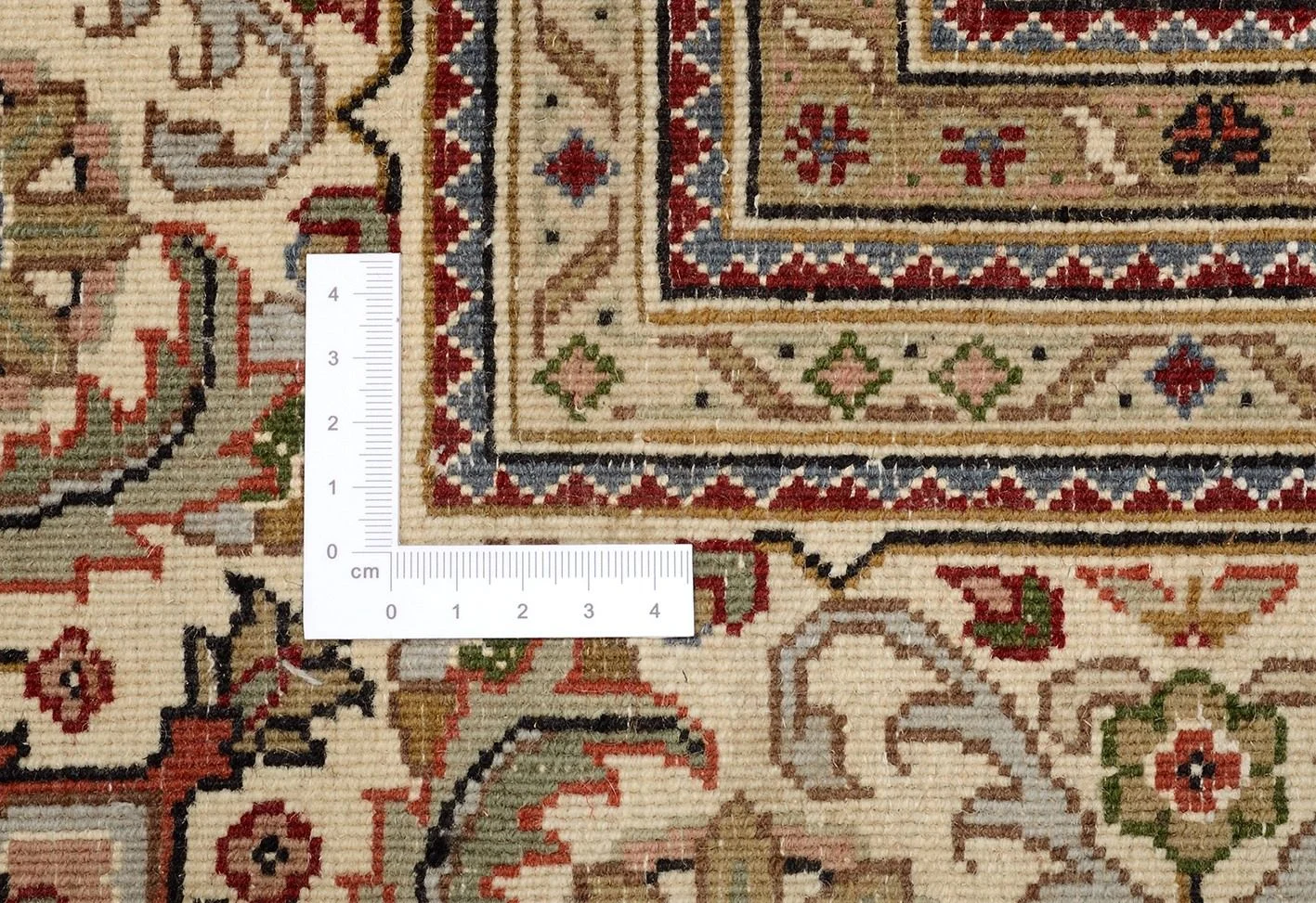 Täbriz Orientteppich aus Indien, 253 × 353 cm