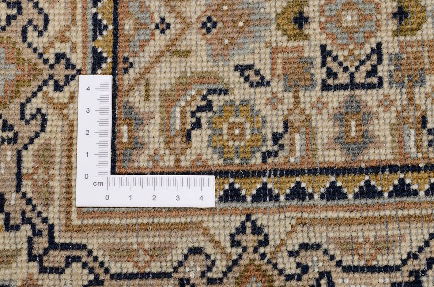 orientteppich-tabriz-83-x-404-cm-schurwolle-seide-handgeknupft-2 Täbriz Orientteppich aus Indien, 83 × 404 cm