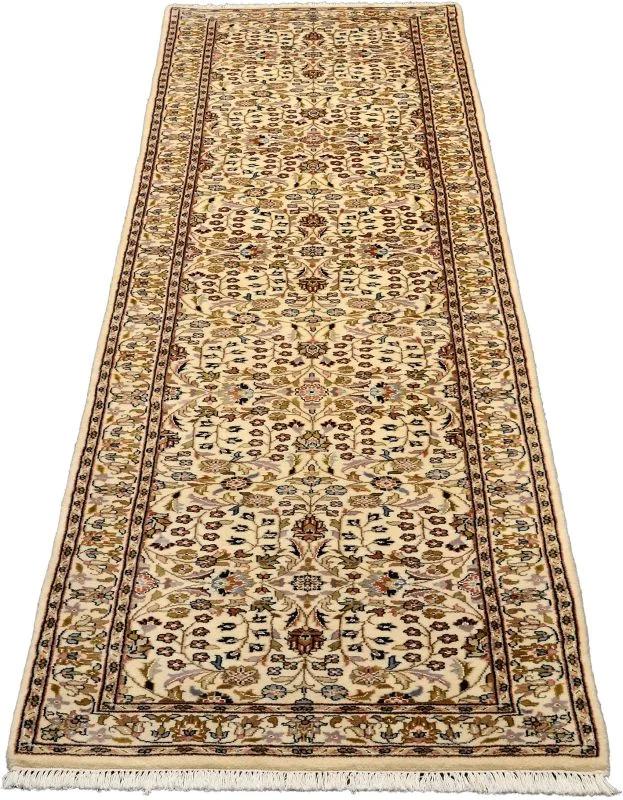 Täbriz Orientteppich aus Indien, 87 × 341 cm
