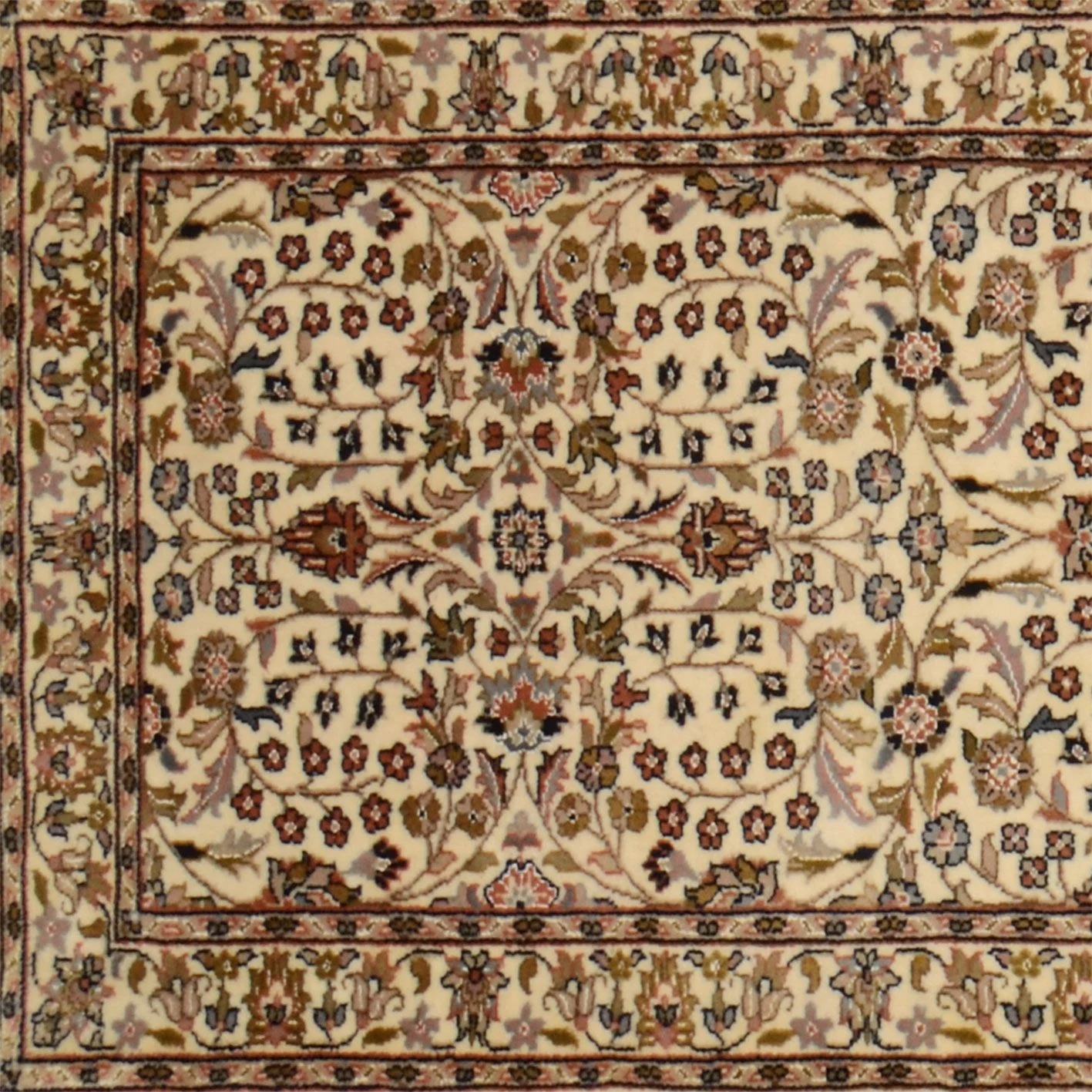 Täbriz Orientteppich aus Indien, 87 × 341 cm