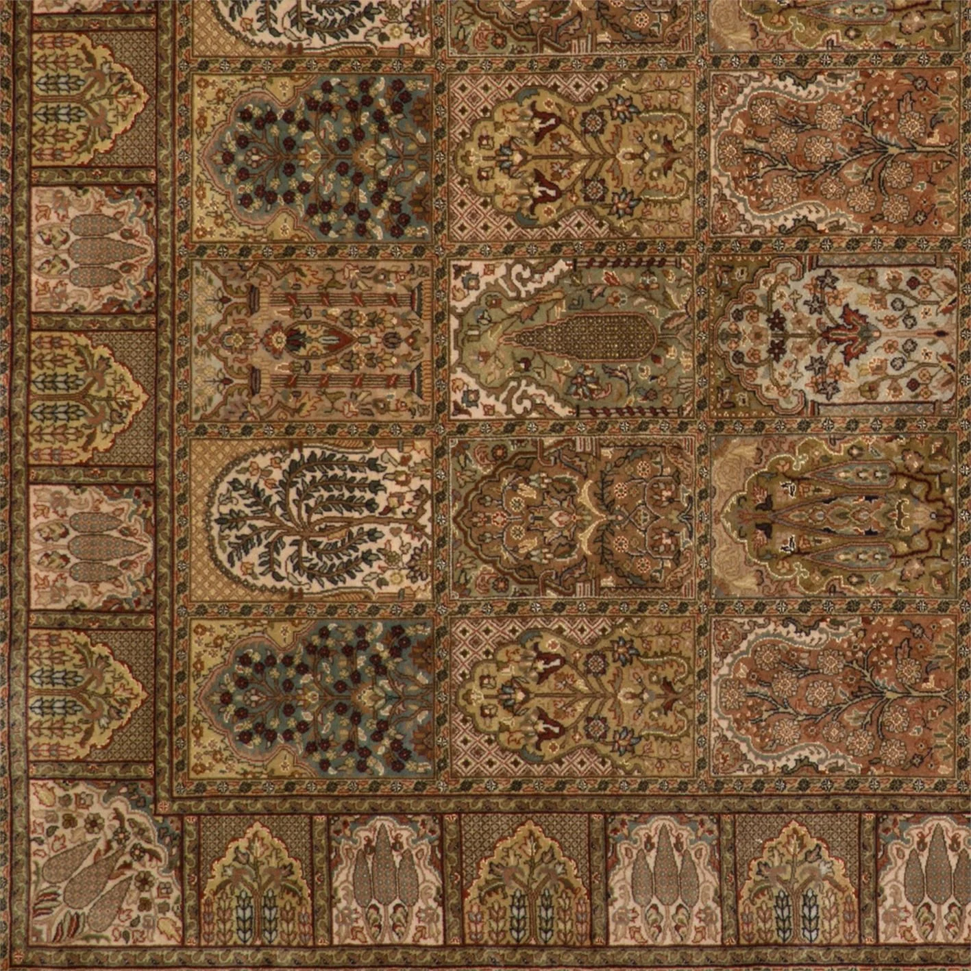 Ghom Orientteppich 206 × 302 cm aus Wolle, handgeknüpft
