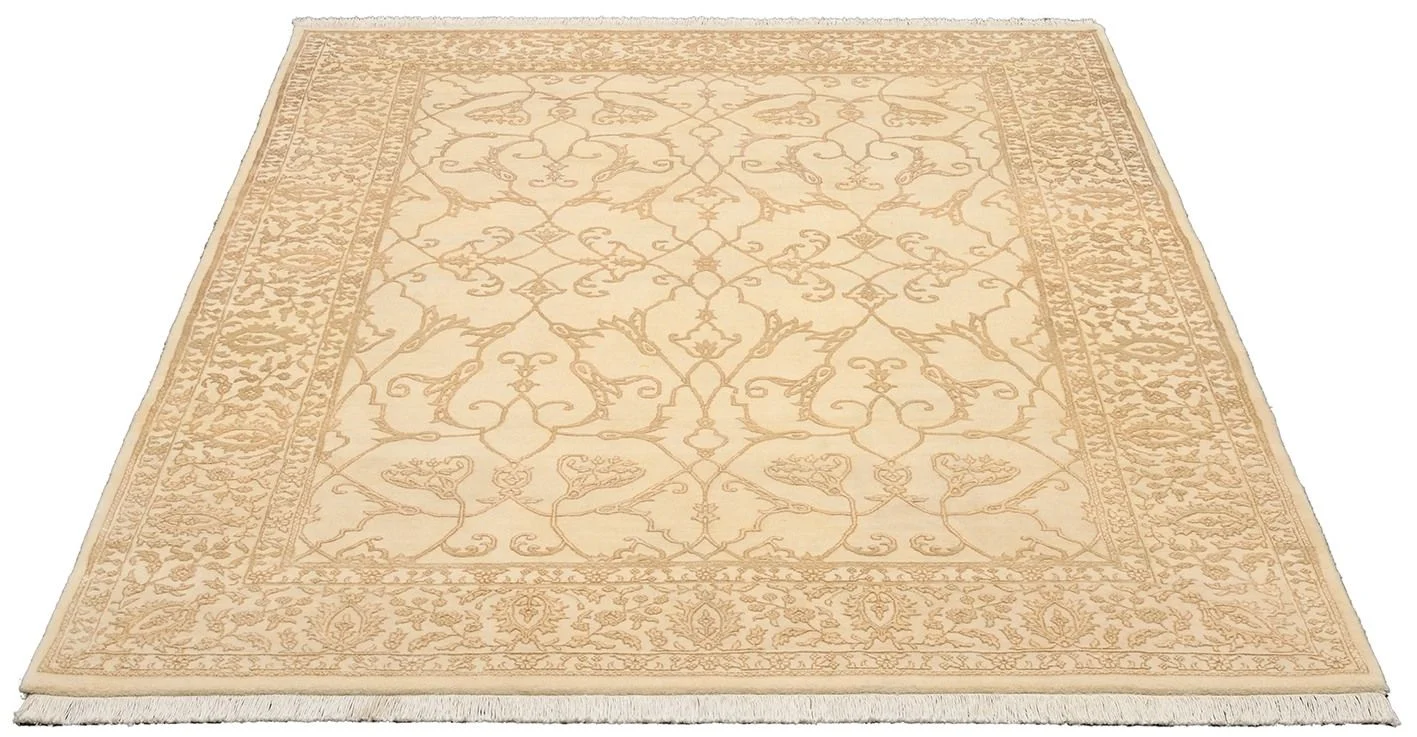 Täbriz Orientteppich 175 × 260 cm aus Wolle & Seide, handgeknüpft