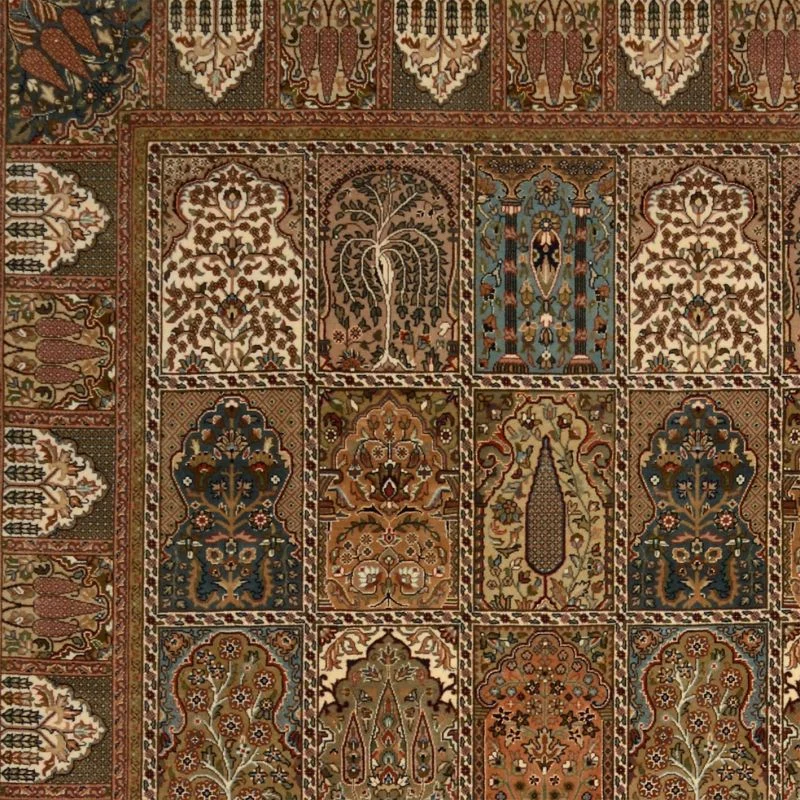 Handgeknüpfter Ghom Orientteppich 255 × 311 cm