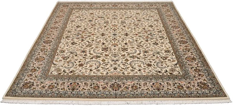 Isfahan Orientteppich aus Indien, 249 × 291 cm