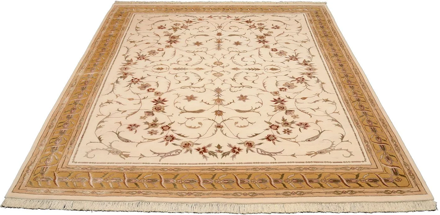 Handgeknüpfter Täbriz Teppich, 239 × 306 cm, Wolle