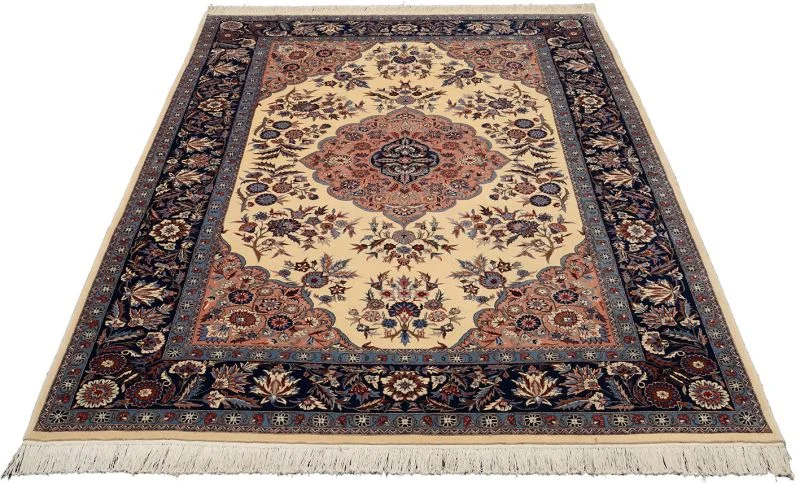Isfahan Teppich 187 × 287 cm aus Wolle, handgeknüpft
