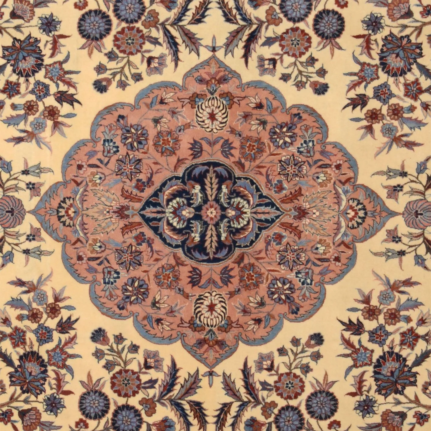 Isfahan Teppich 187 × 287 cm aus Wolle, handgeknüpft
