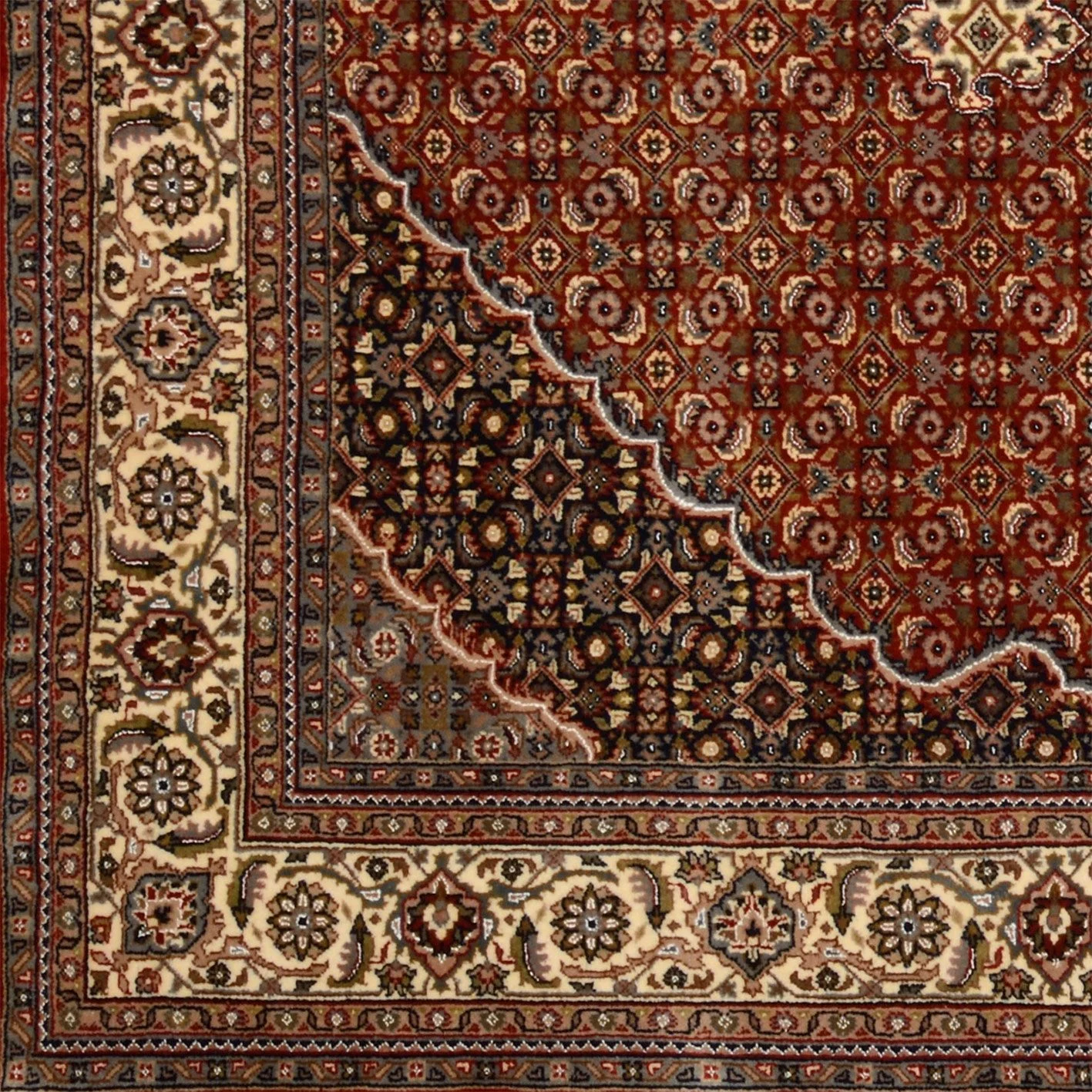 Handgeknüpfter Täbriz Orientteppich 203 × 307 cm