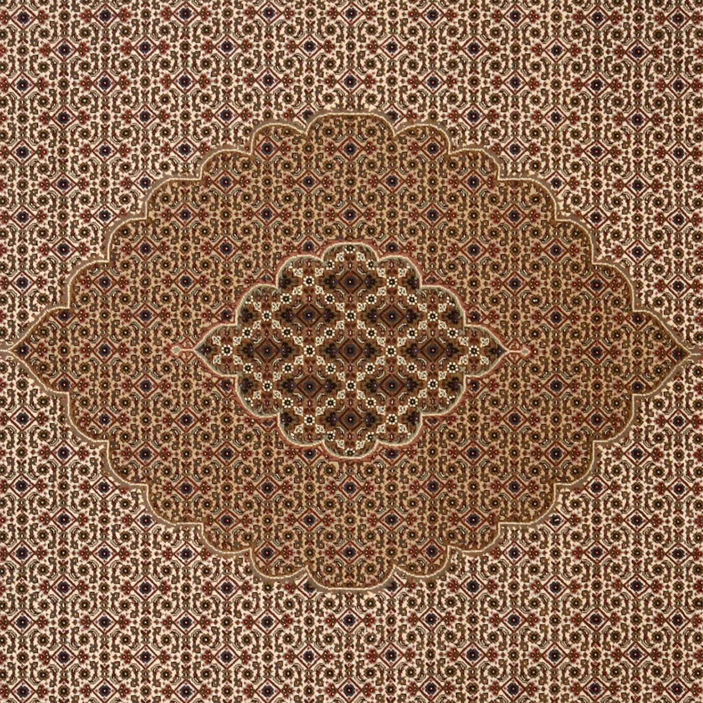 Täbriz Orientteppich aus Indien, 252 × 354 cm