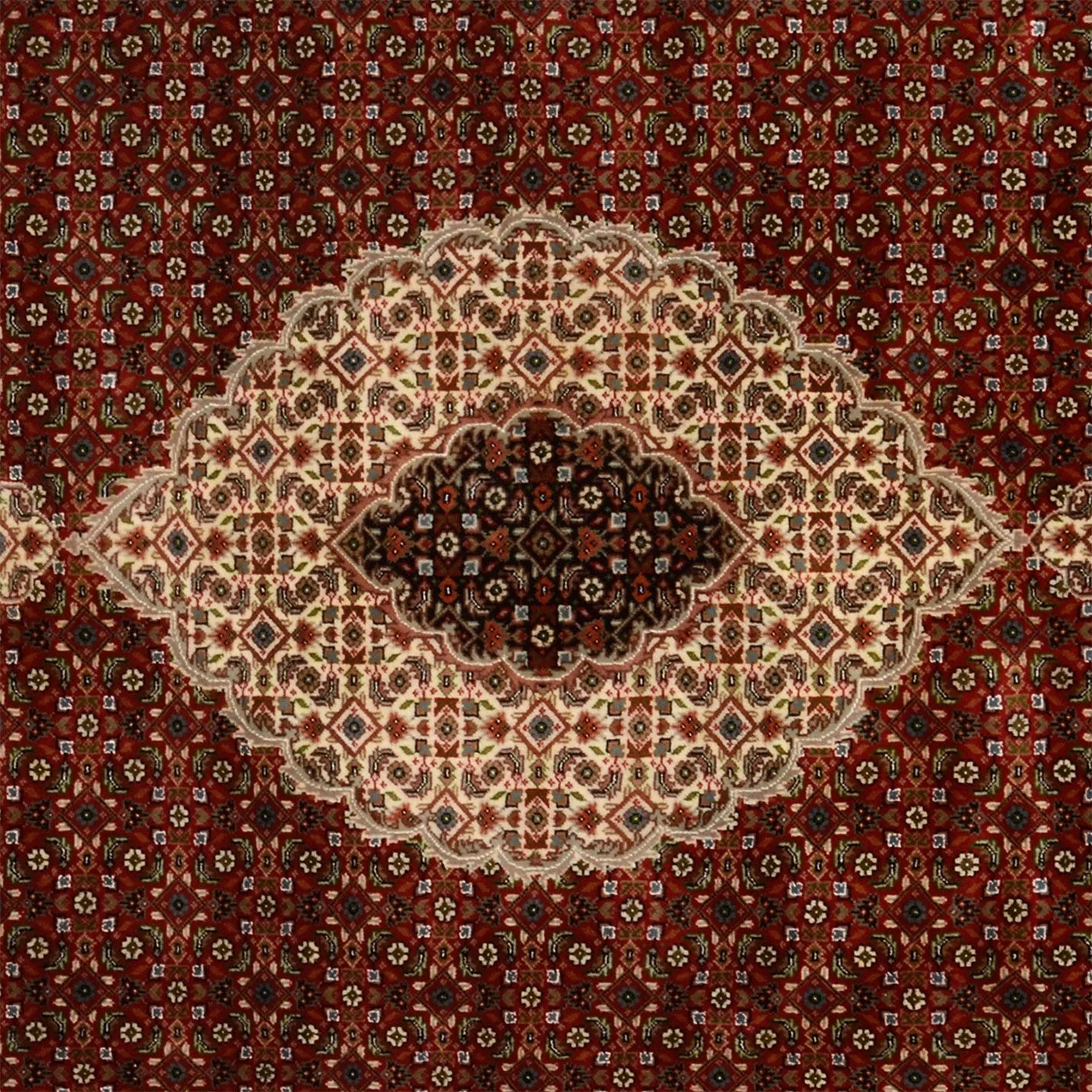Handgeknüpfter Täbriz Orientteppich 242 × 306 cm