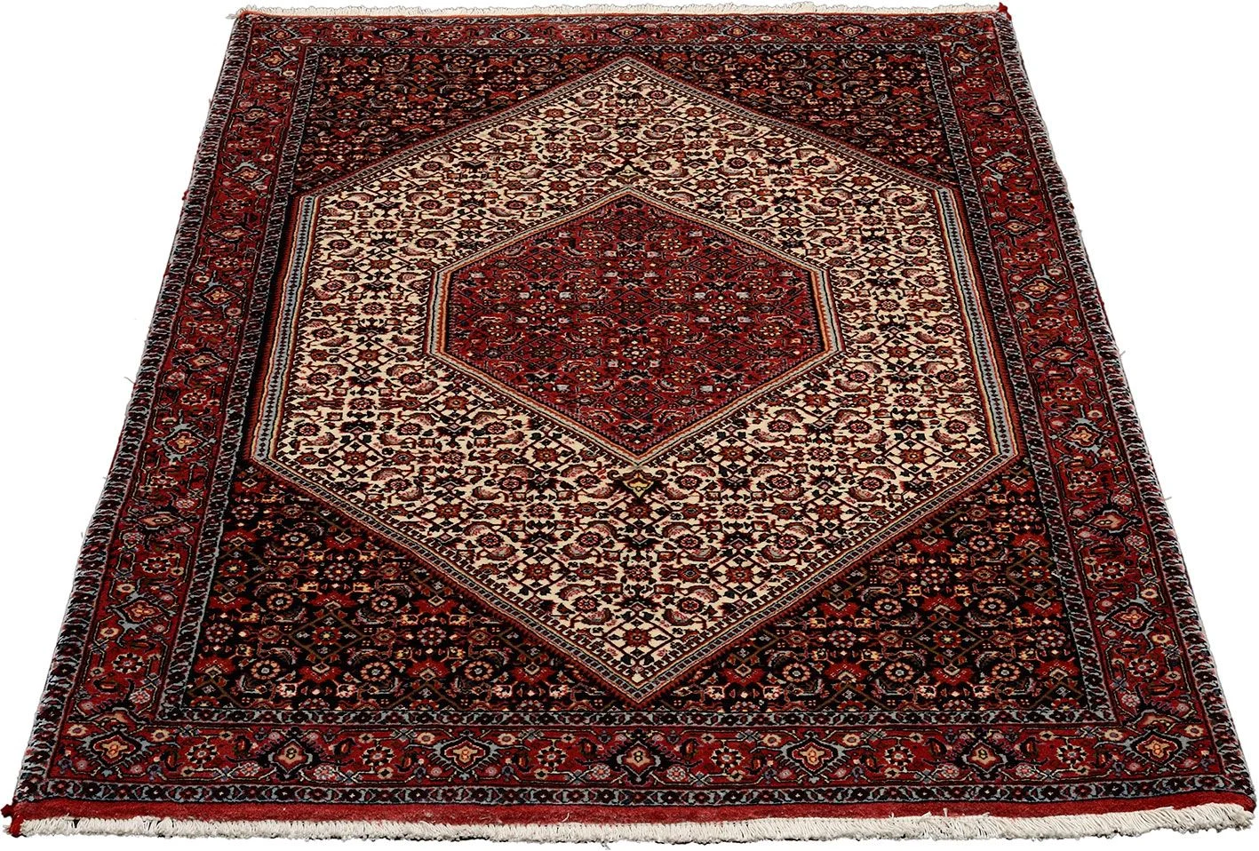 Handgeknüpfter Bijar Perserteppich 111 × 167 cm