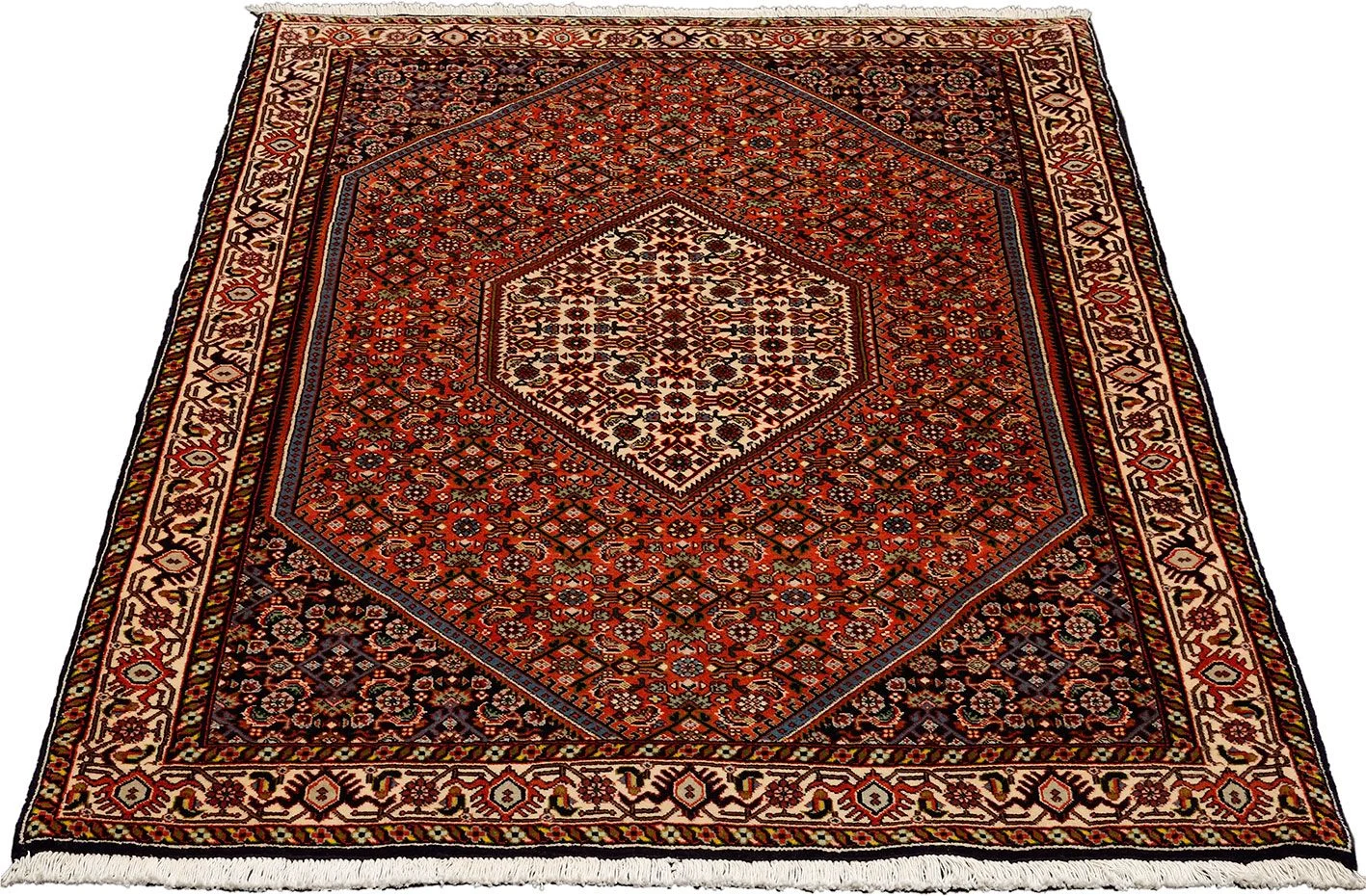 Handgeknüpfter Bijar Perserteppich 111 × 167 cm