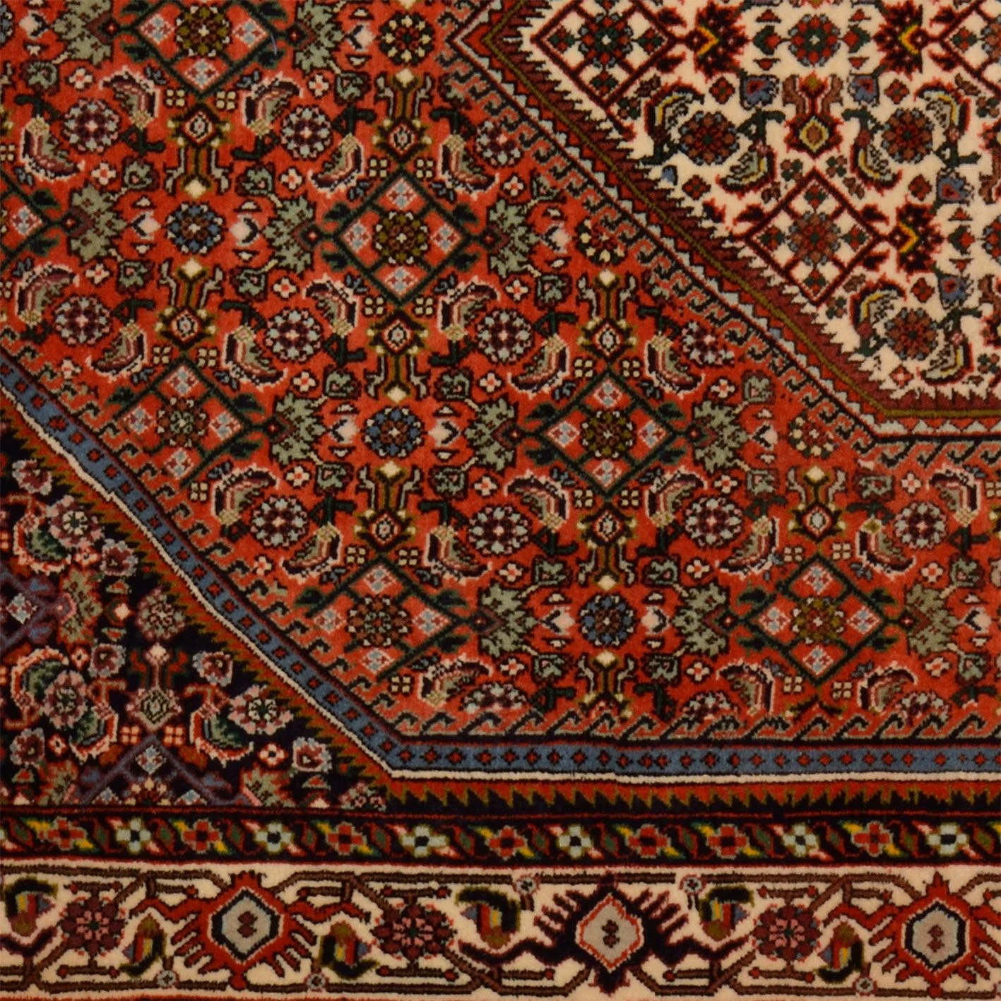Handgeknüpfter Bijar Perserteppich 111 × 167 cm