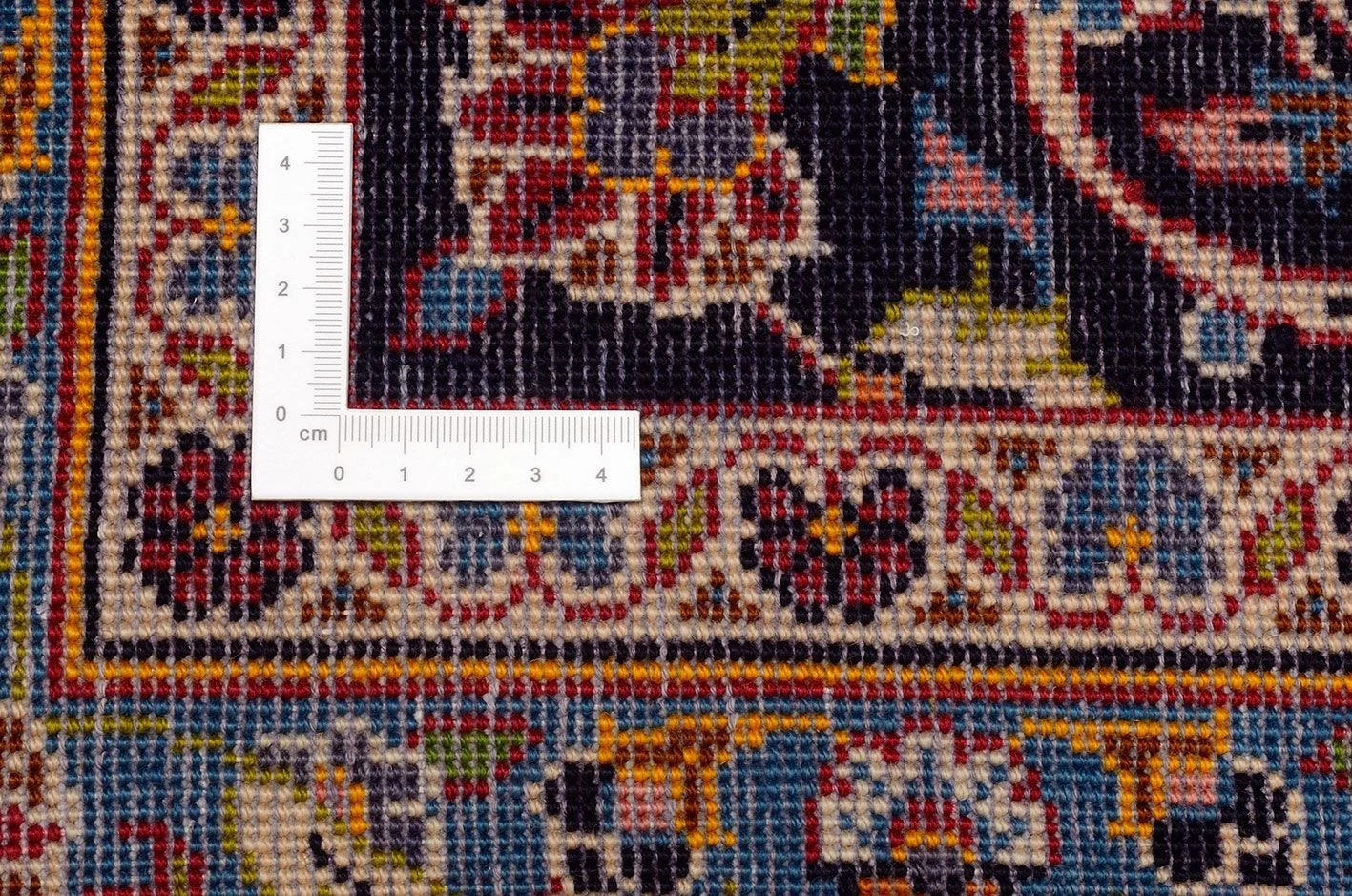 Kashan Perserteppich 247 × 364 cm aus Wolle, handgeknüpft