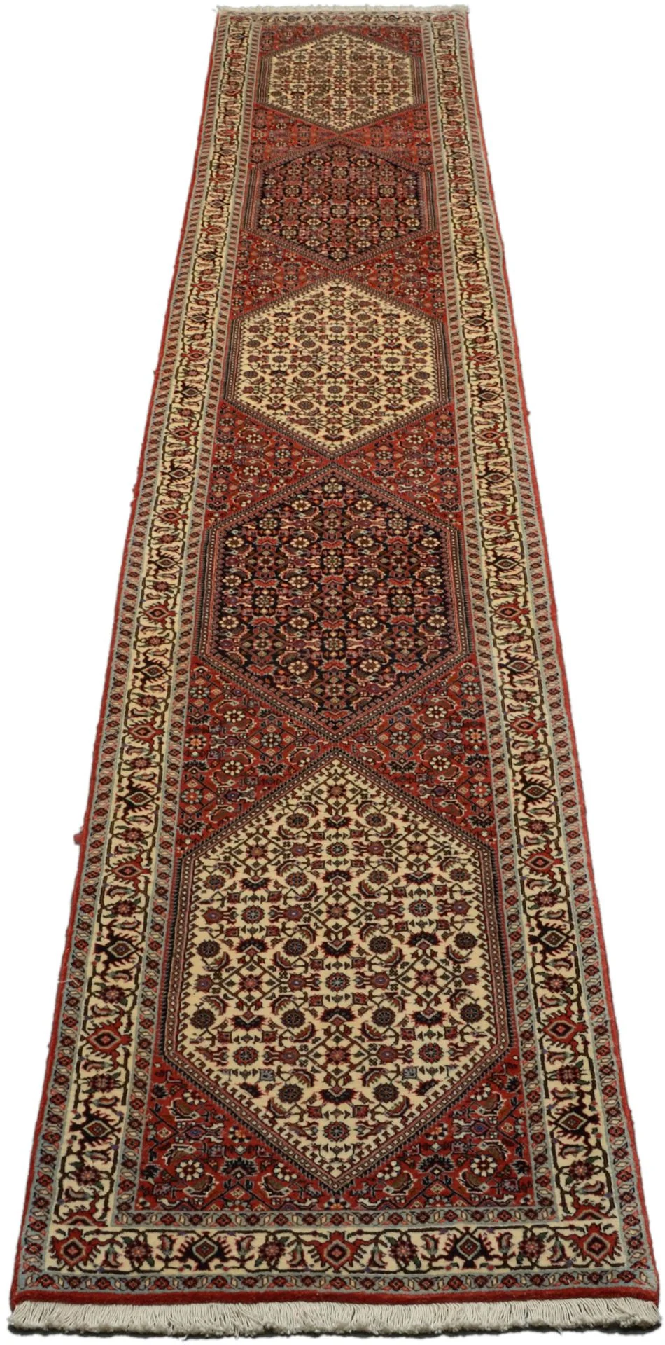 Bijar Perserteppich 66 × 410 cm aus Wolle, handgeknüpft