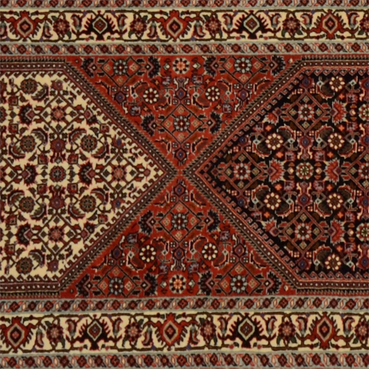 Bijar Perserteppich 66 × 410 cm aus Wolle, handgeknüpft