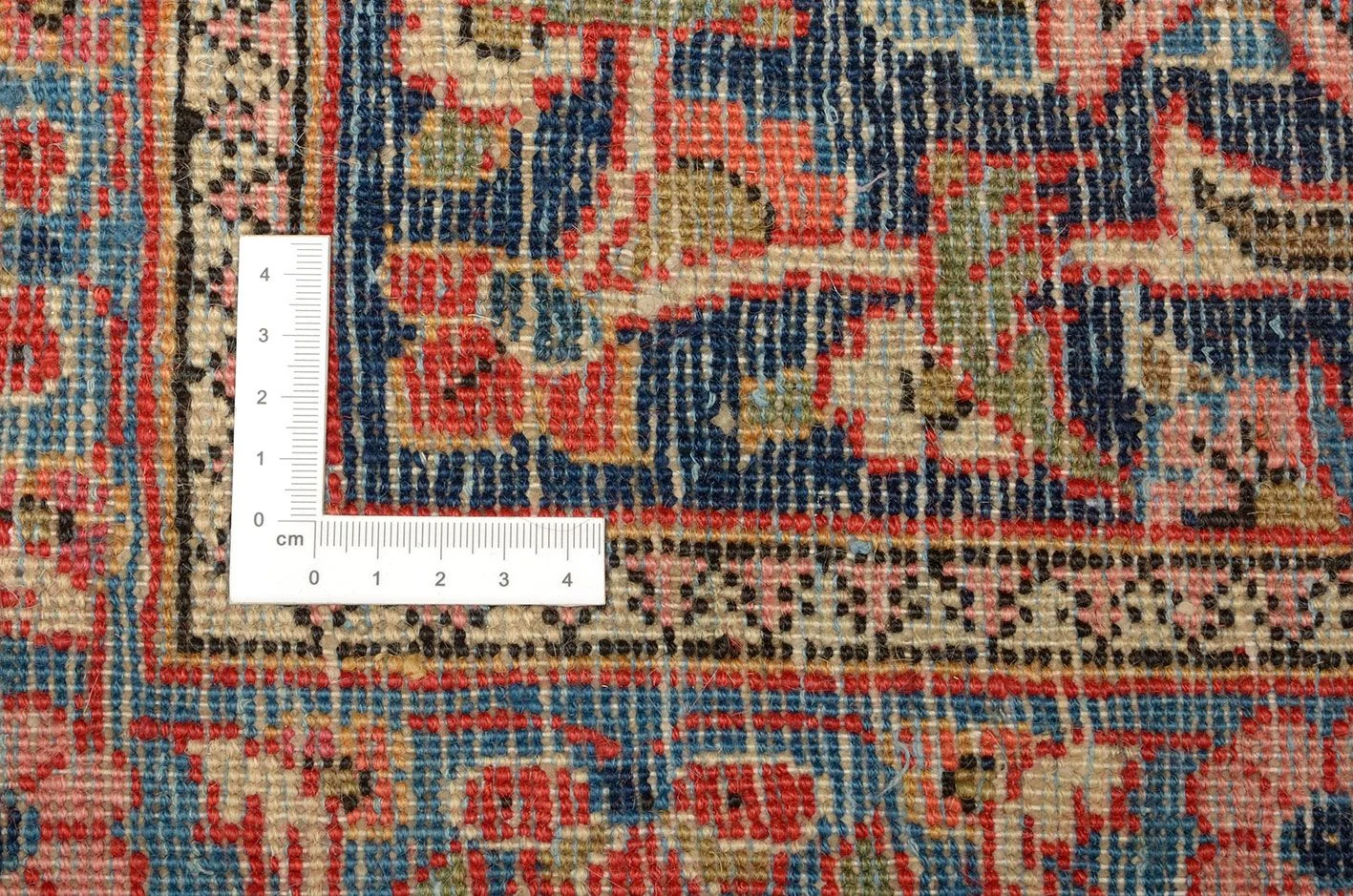Kashan Perserteppich 270 × 350 cm aus Wolle, handgeknüpft