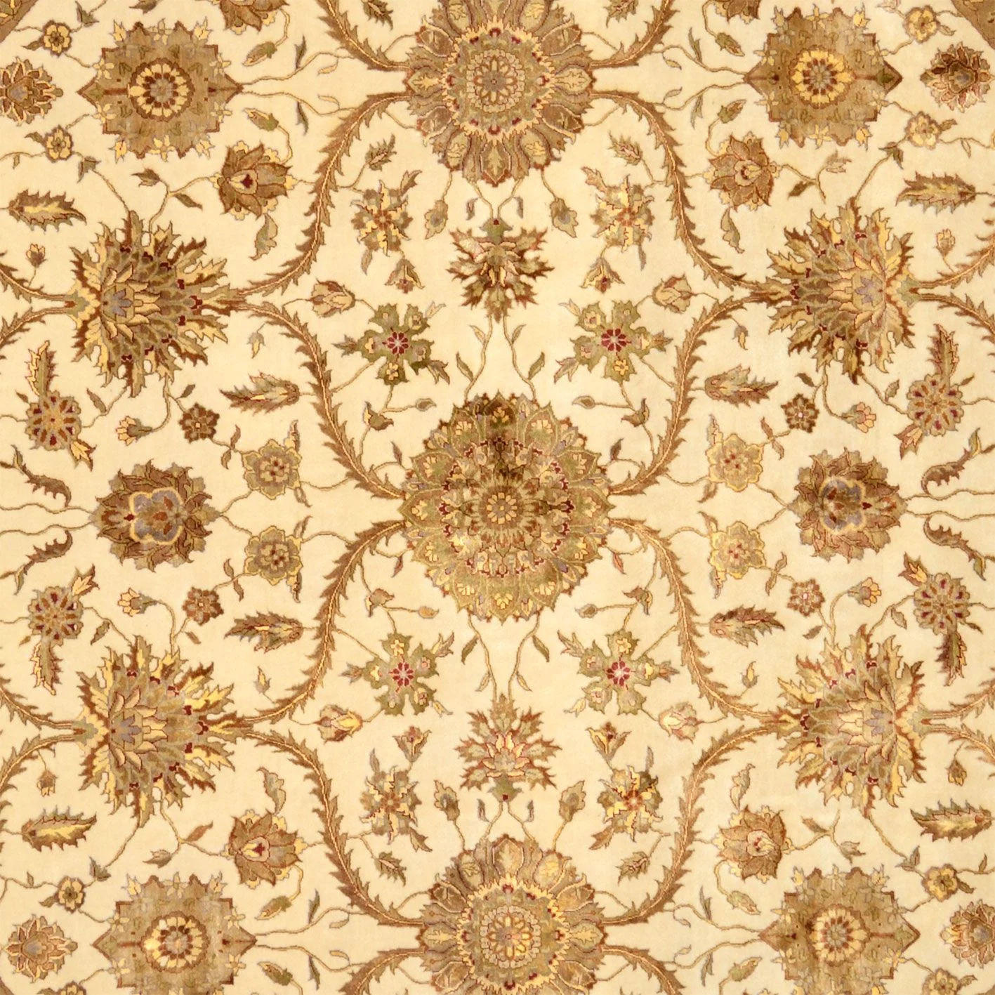 Täbriz Orientteppich aus Indien, 296 × 296 cm