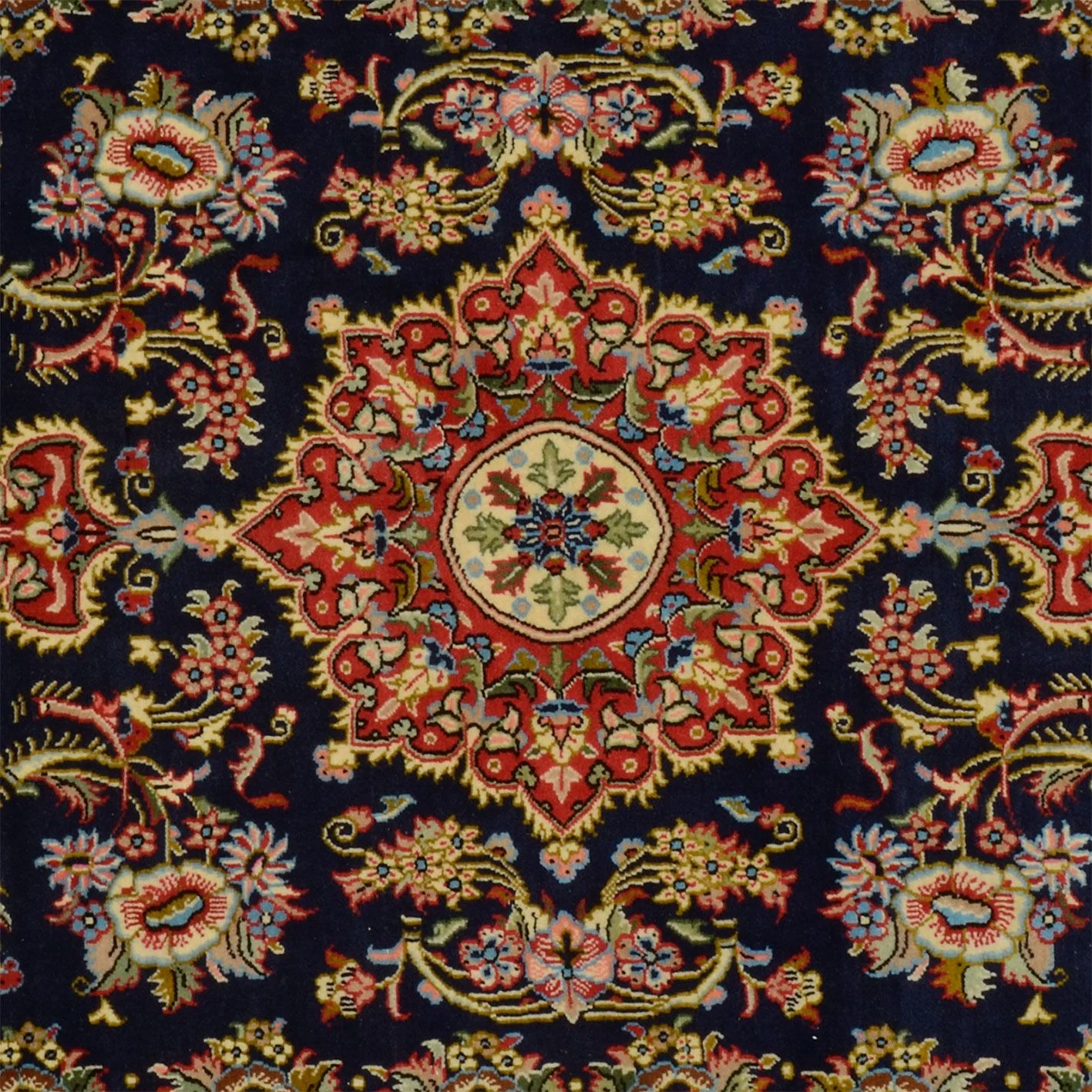 Ghom Perserteppich 161 × 253 cm aus Wolle, handgeknüpft