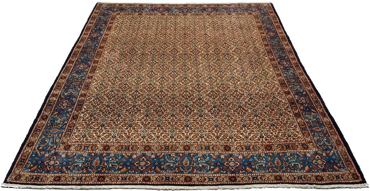 Moud Perserteppich aus Iran, 221 × 285 cm