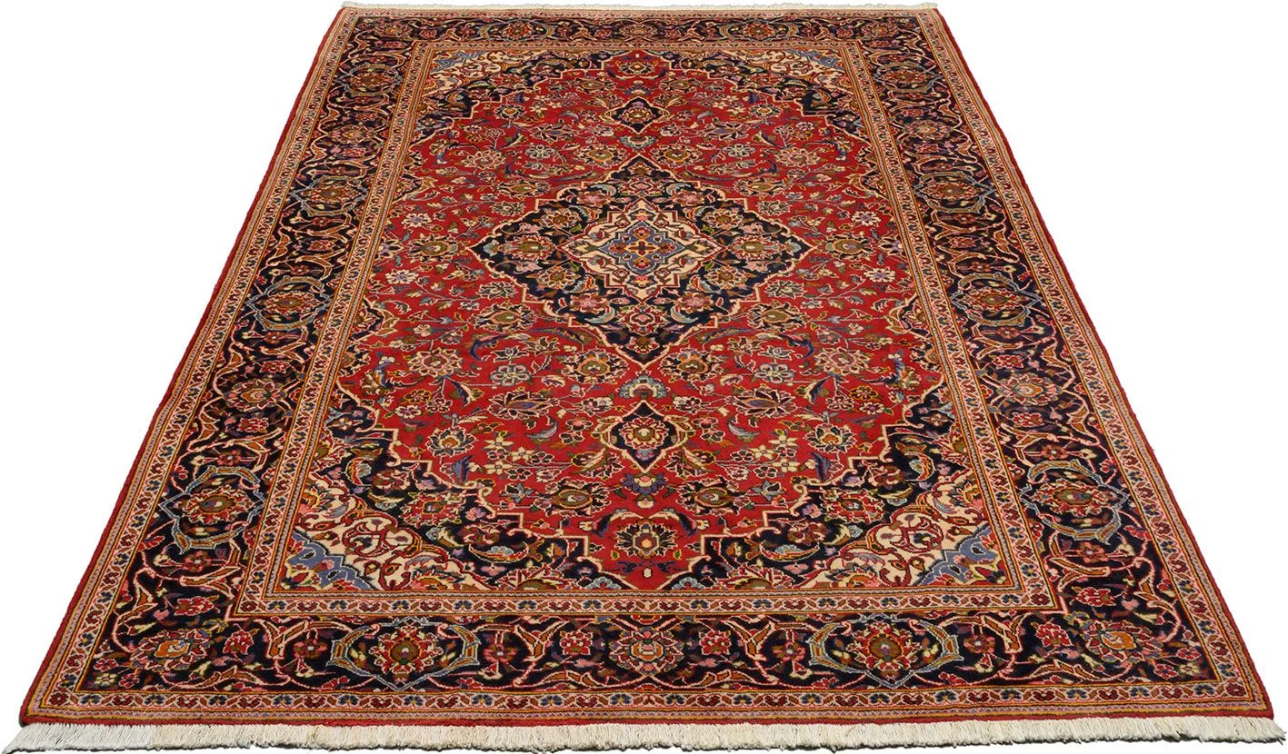 Kashan Perserteppich aus Iran, 205 × 310 cm