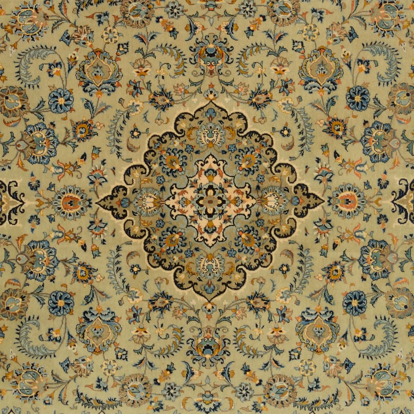 Kashan Perserteppich aus Iran, 267 × 384 cm