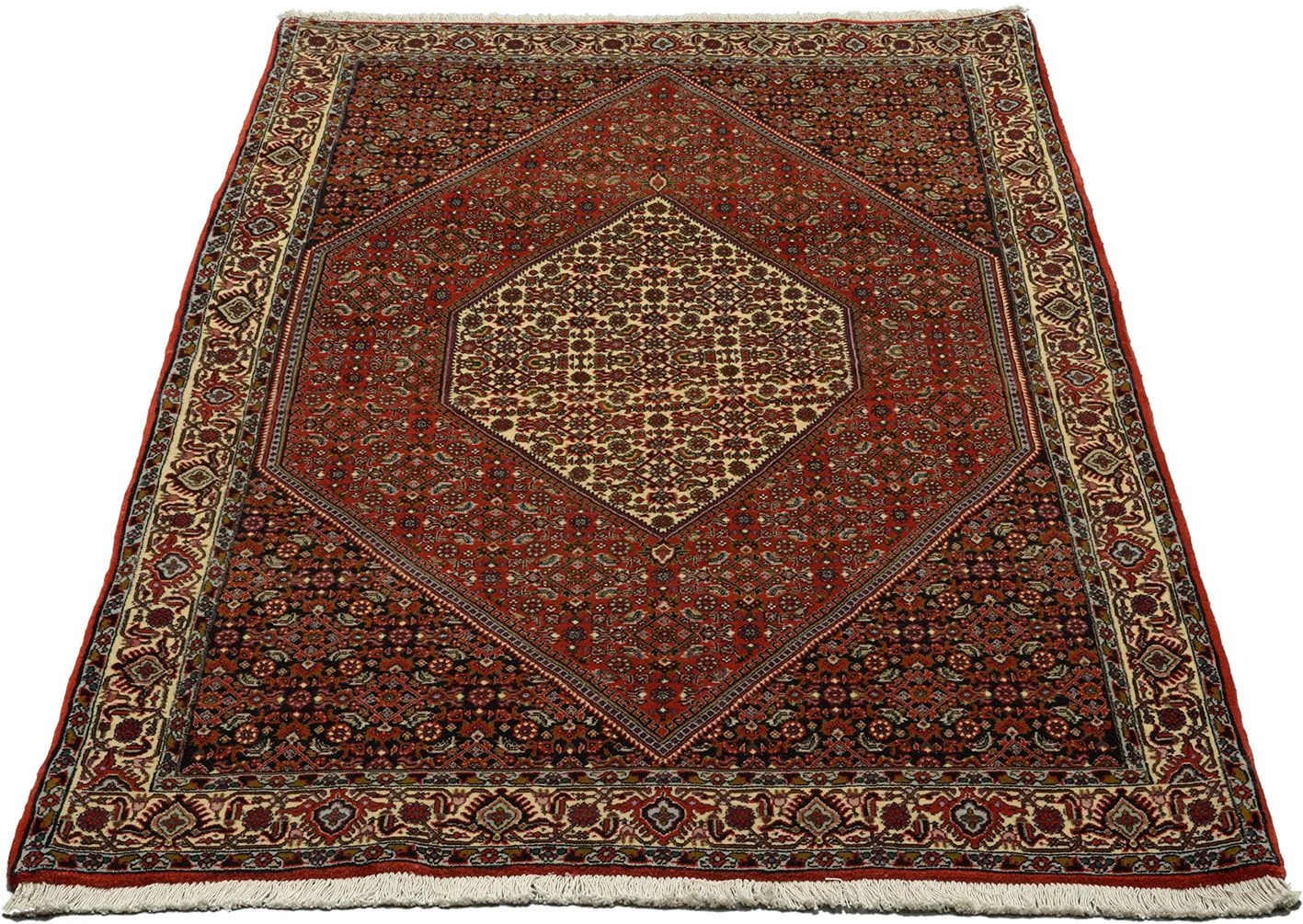 Handgeknüpfter Bijar Perserteppich 113 × 185 cm