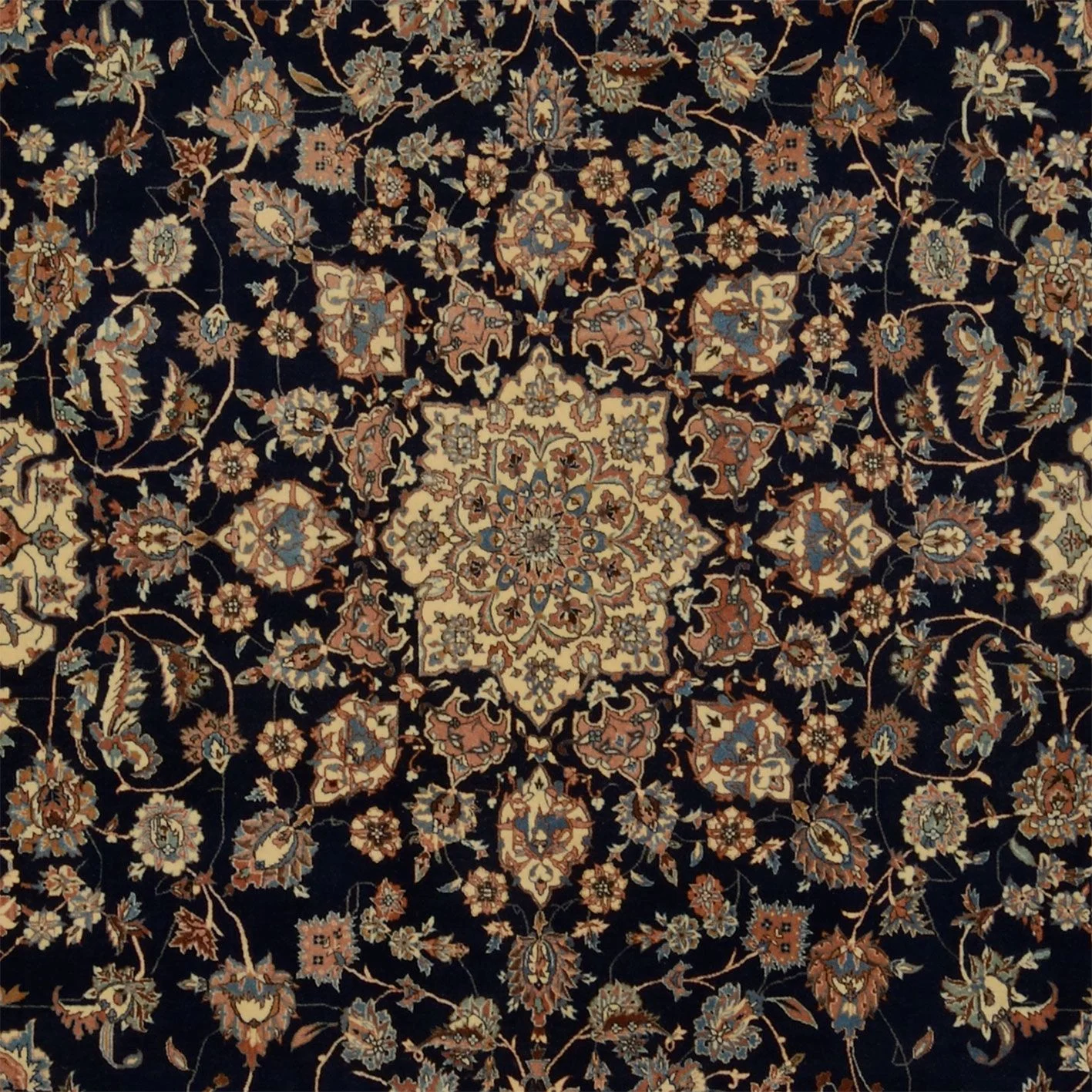 Isfahan Teppich 250 × 350 cm aus Wolle, handgeknüpft