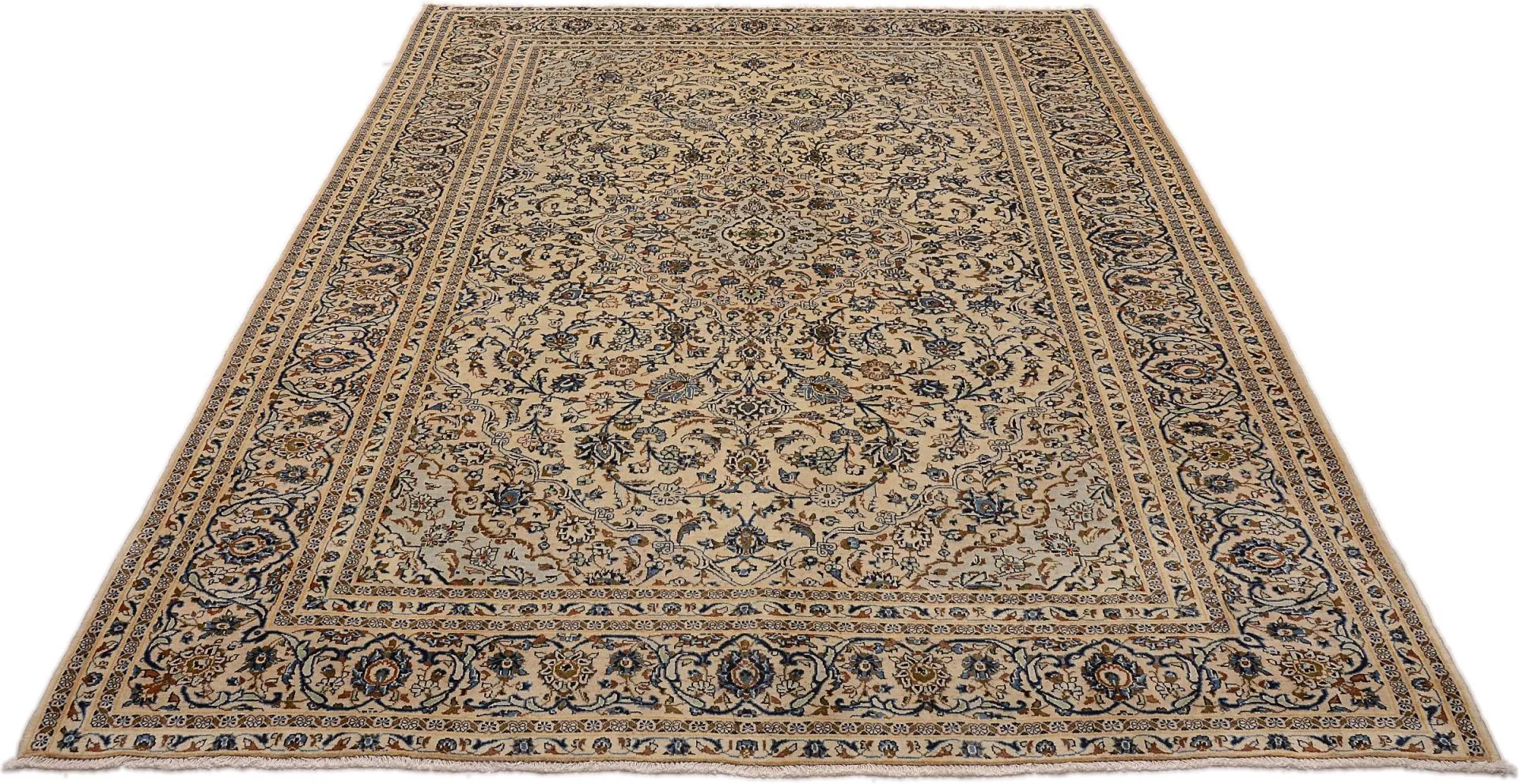 Kashan Perserteppich aus Iran, 244 × 344 cm